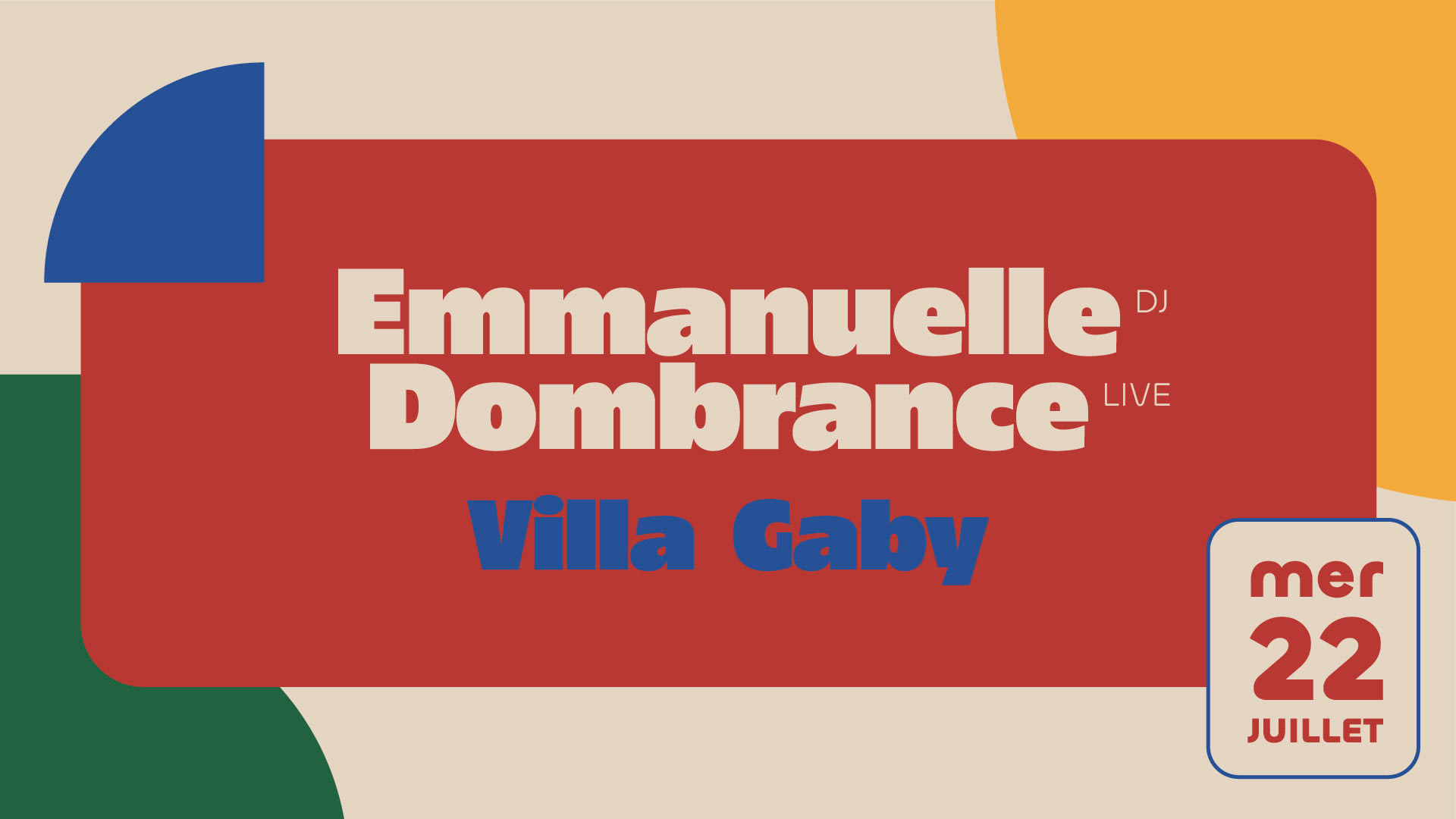 Emmanuelle Dombrance Villa Gaby