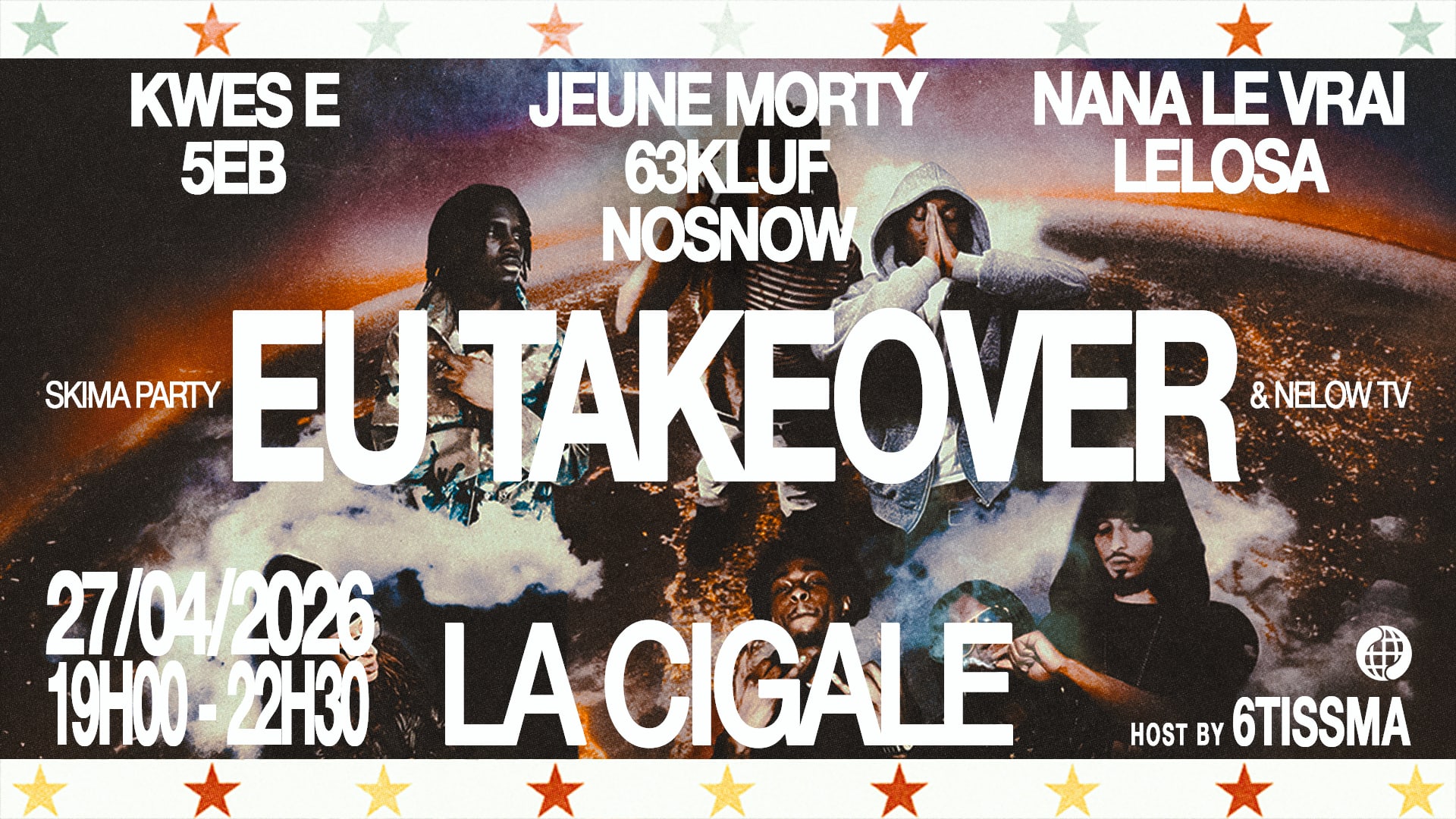 Eu Takeover : Jeune Morty, 63kluf, Kwes E And More @Lacigale