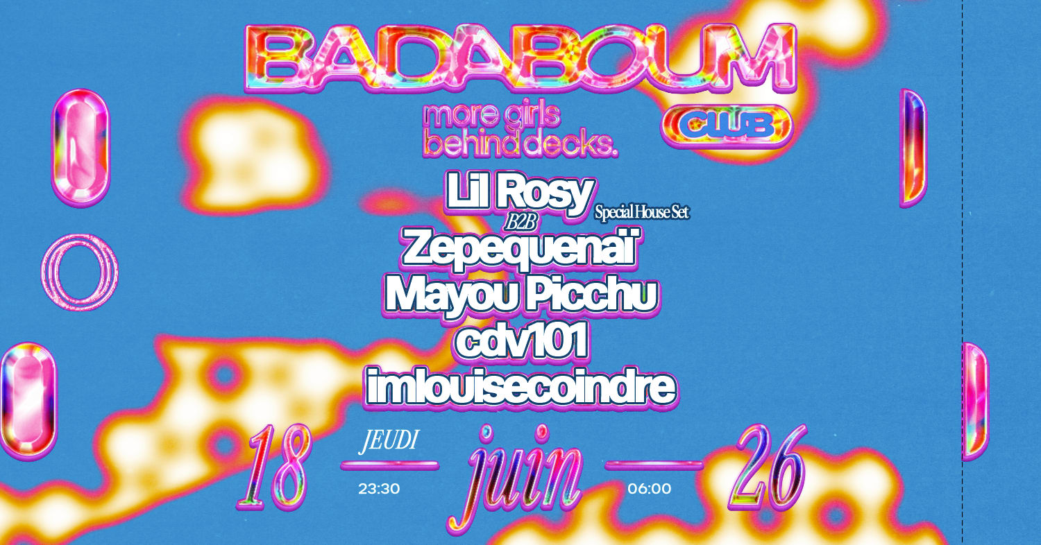Club — More Girls Behind Decks: Lil Rosy, Zepequenaï & More