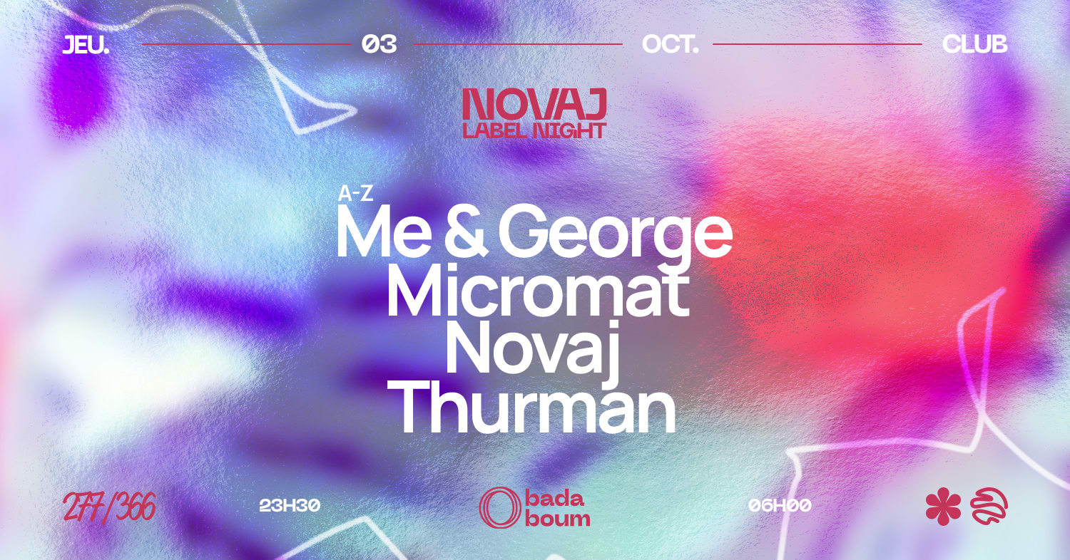 Novaj Label Night - Thurman, Me & George, Micromat Records