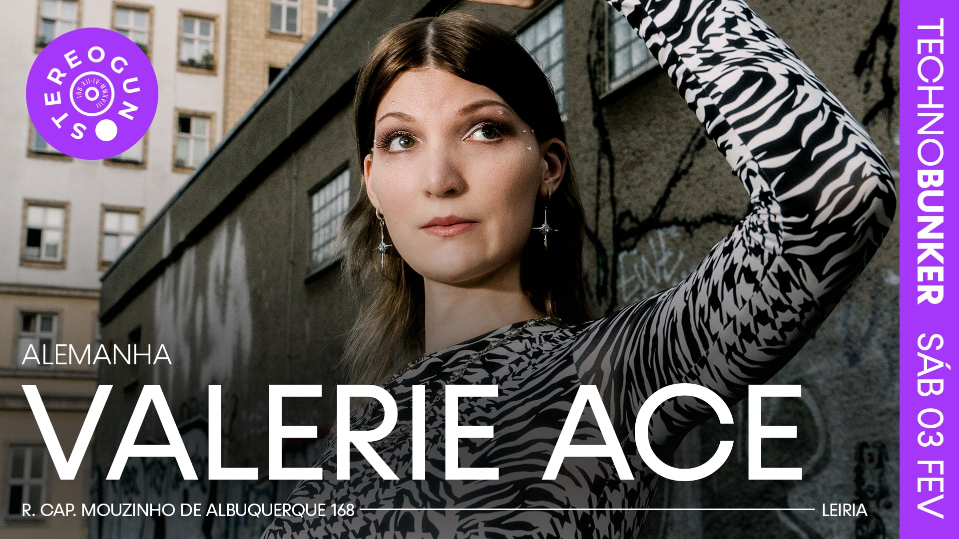 Techno Bunker - Valerie Ace (Alemanha) Na Stereogun
