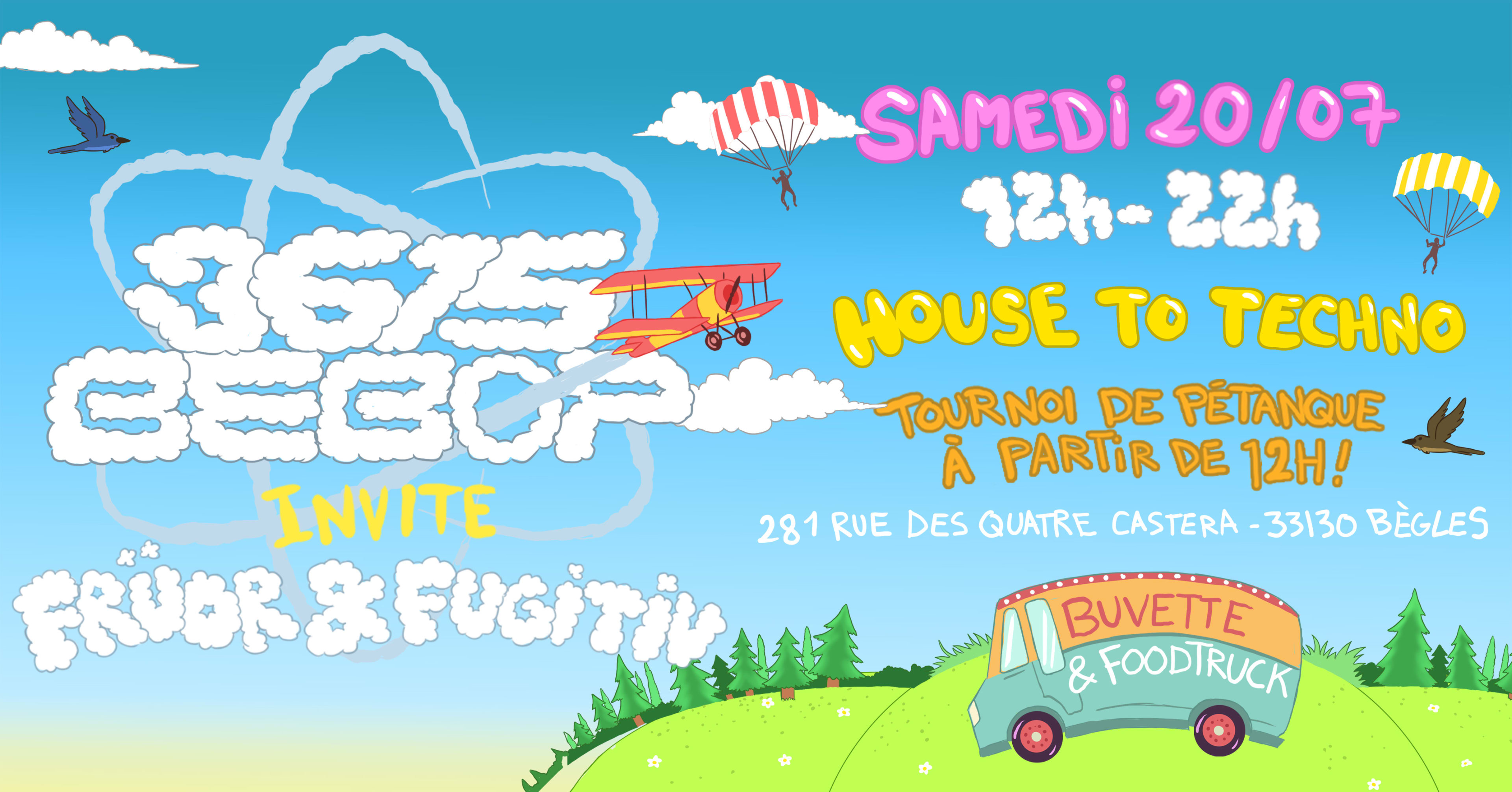 Open Air : 3615 Bebop X Früor X Fugitiv