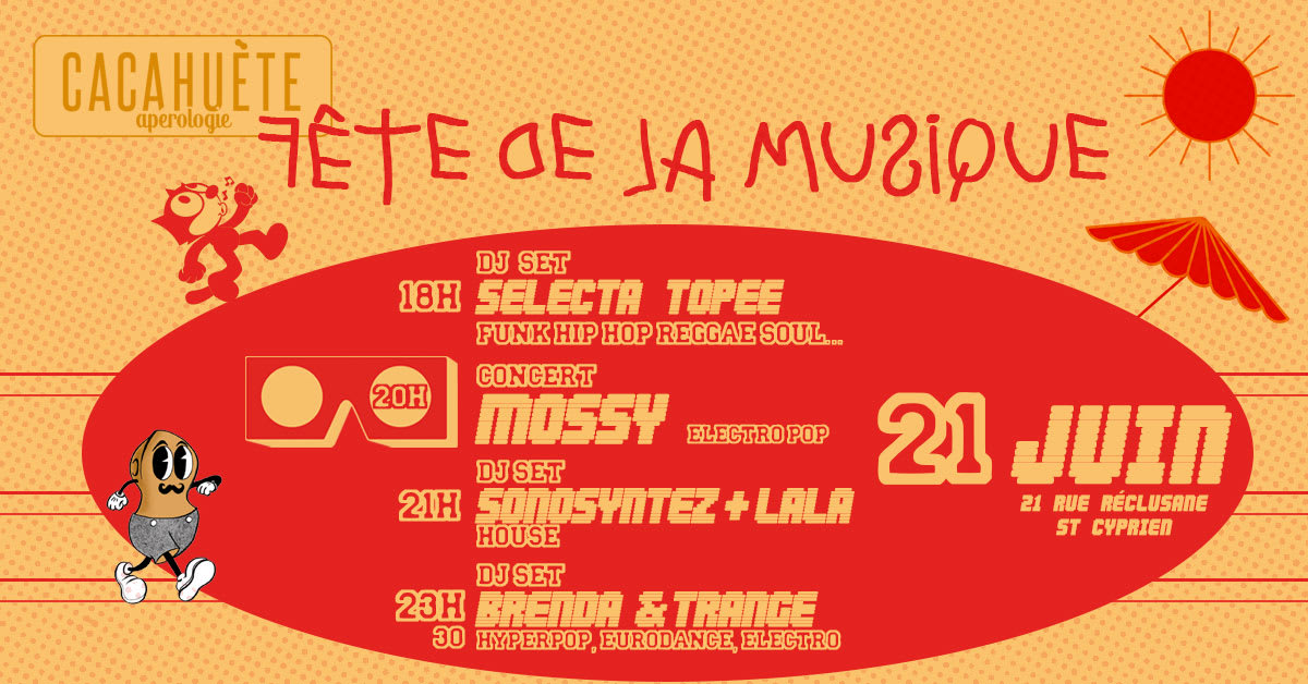 Fete De La Musique : Dj Sets + Concert Mossy (Electro Pop)
