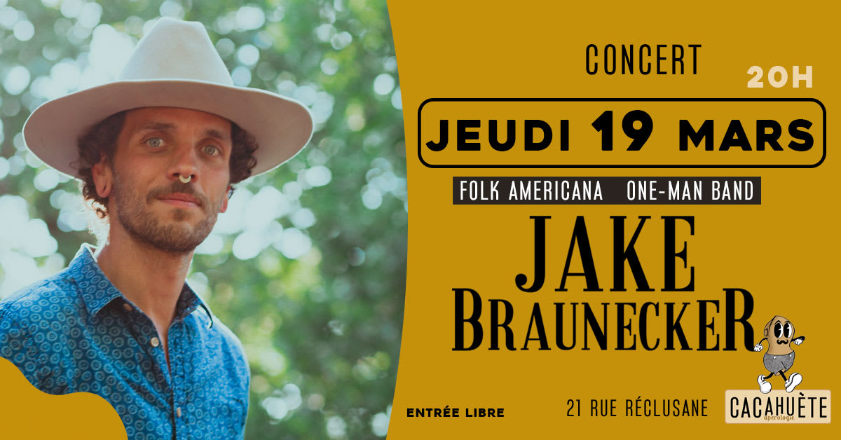 Concert Jake Braunecker • Folk Americana