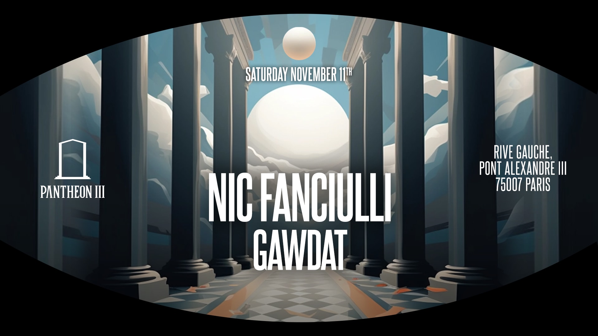 Pantheon Presents : Nic Fanciulli & Gawdat - 11/11