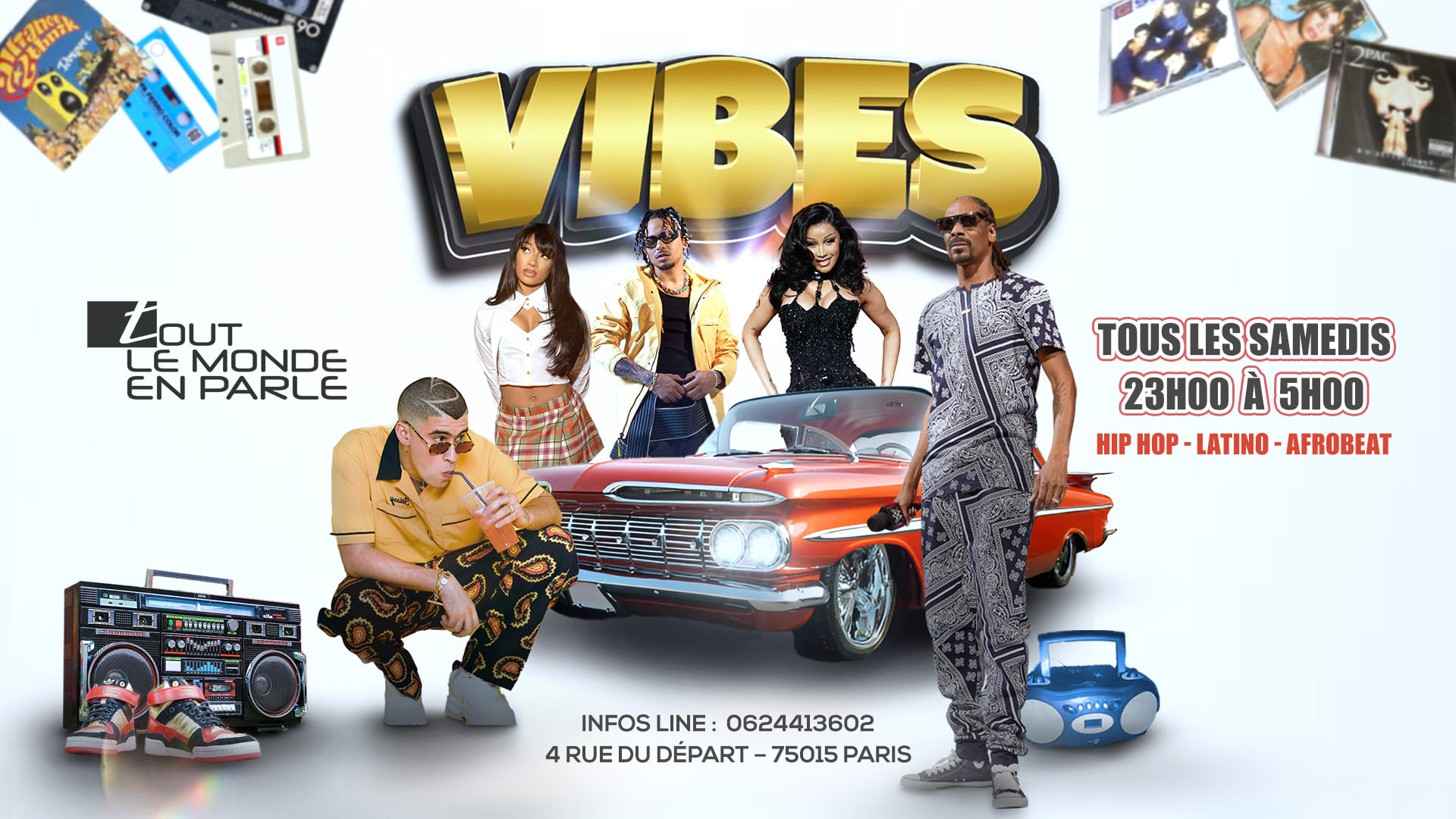 Soiree Vibes /Rooftop / Club / Hiphop/Afrobeat /Latino