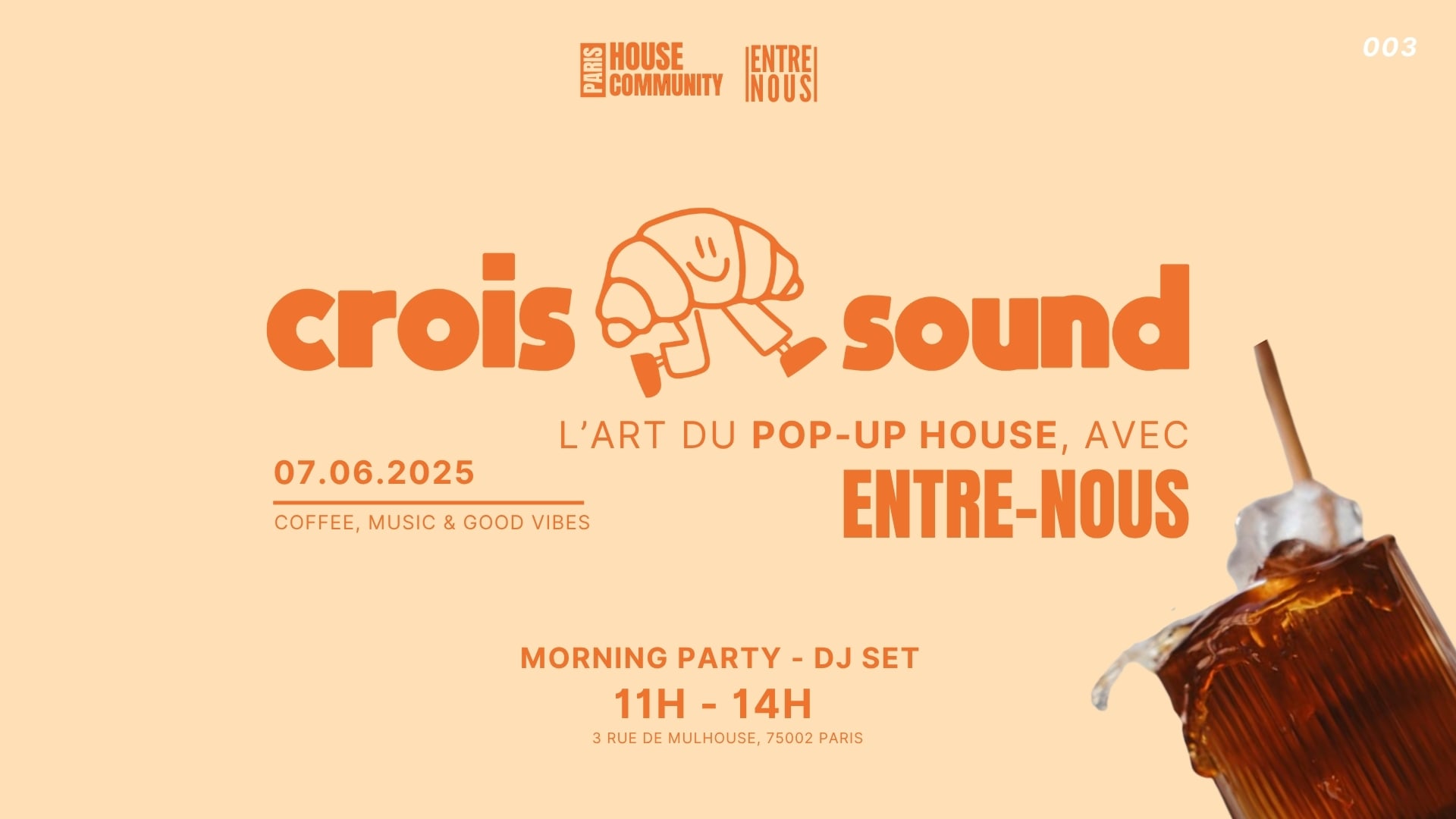 Morning Party: Croissound X Paris House Community