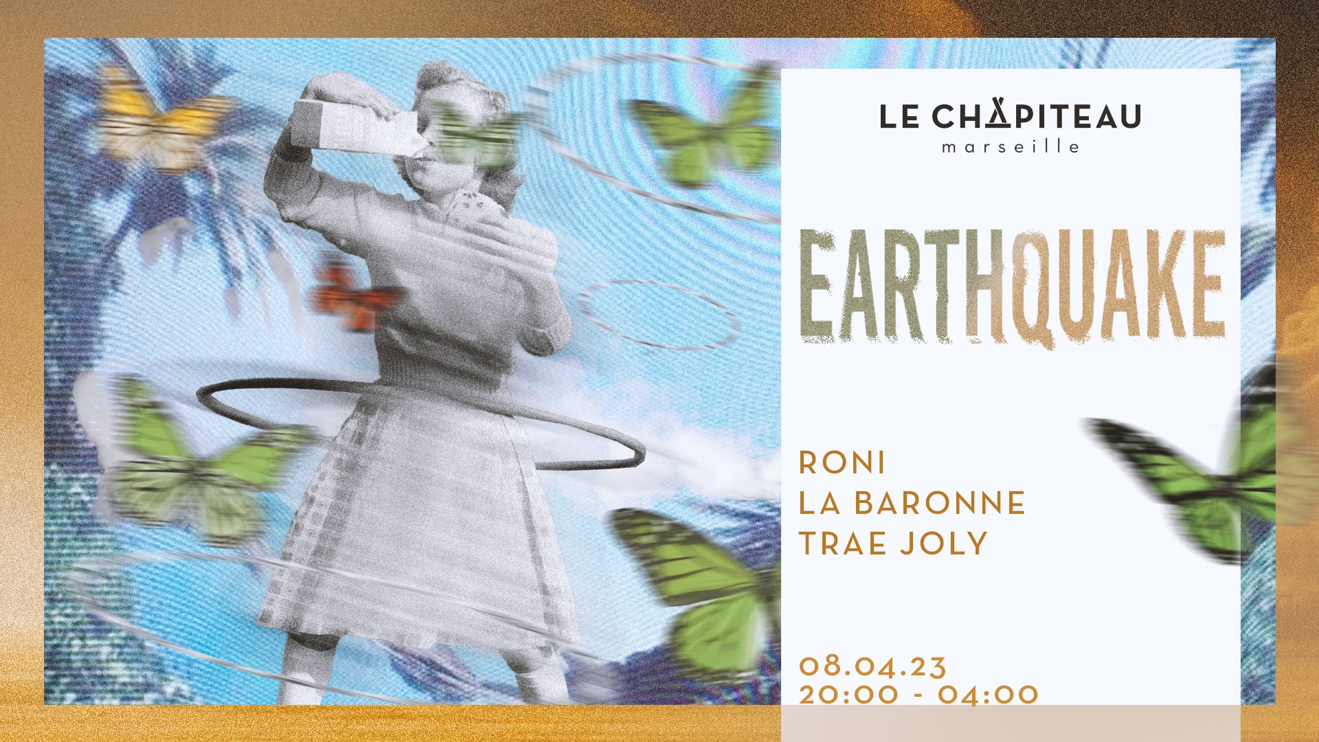 Earthquake - W/ Roni, La Baronne & Trae Joly