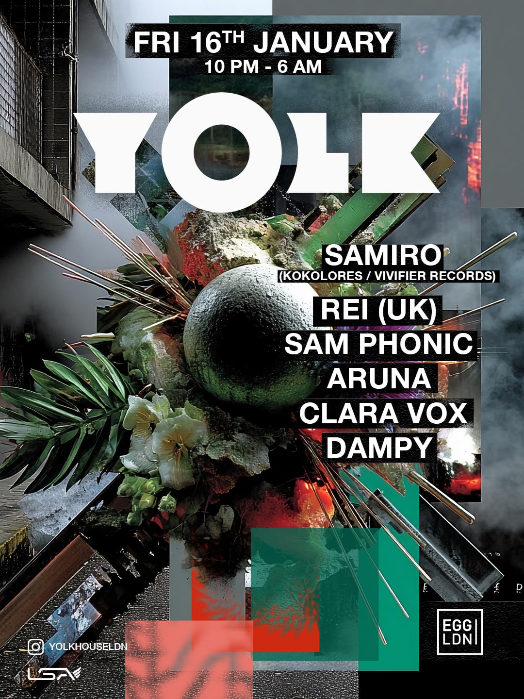 Yolk - House & Tech-House Fridays At Egg Ldn