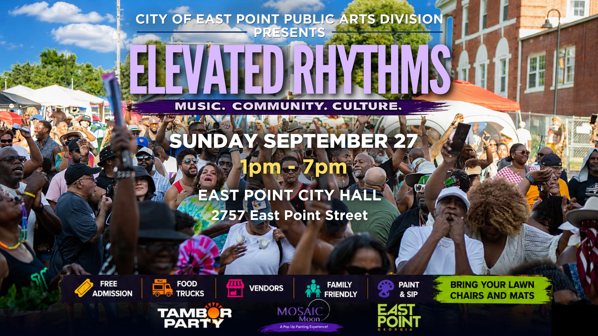 Elevated Rhythms - Sunday, September 27 (Free Event)