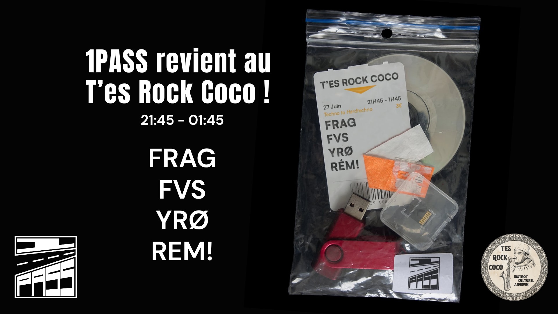 1pass X T'es Rock Coco