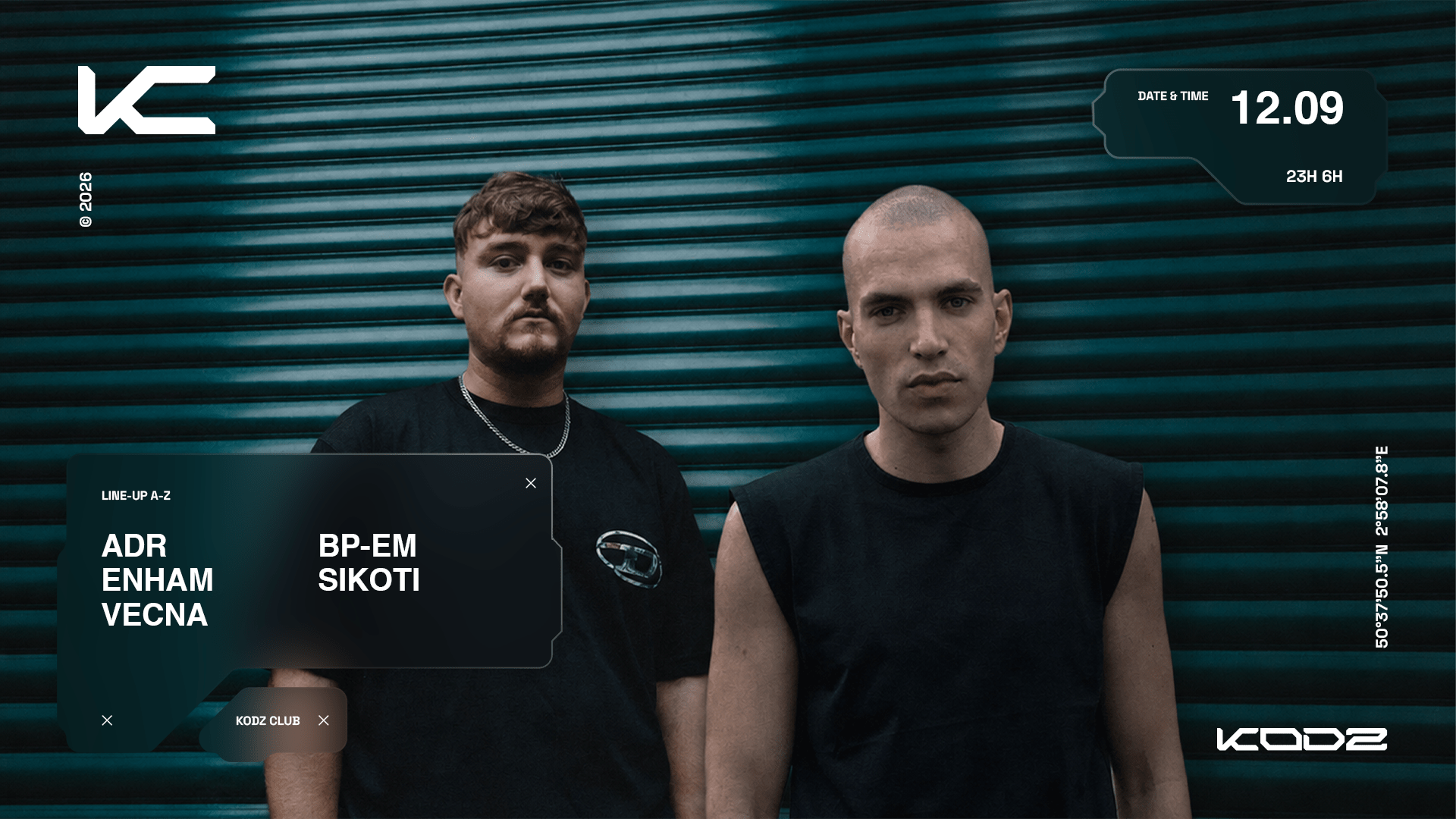 Kodz Presents : Enham, Sikoti, Bp-Em, Vecna, Adr