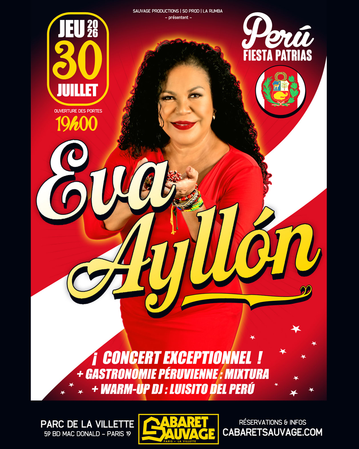 Eva Ayllón En Concert Au Cabaret Sauvage