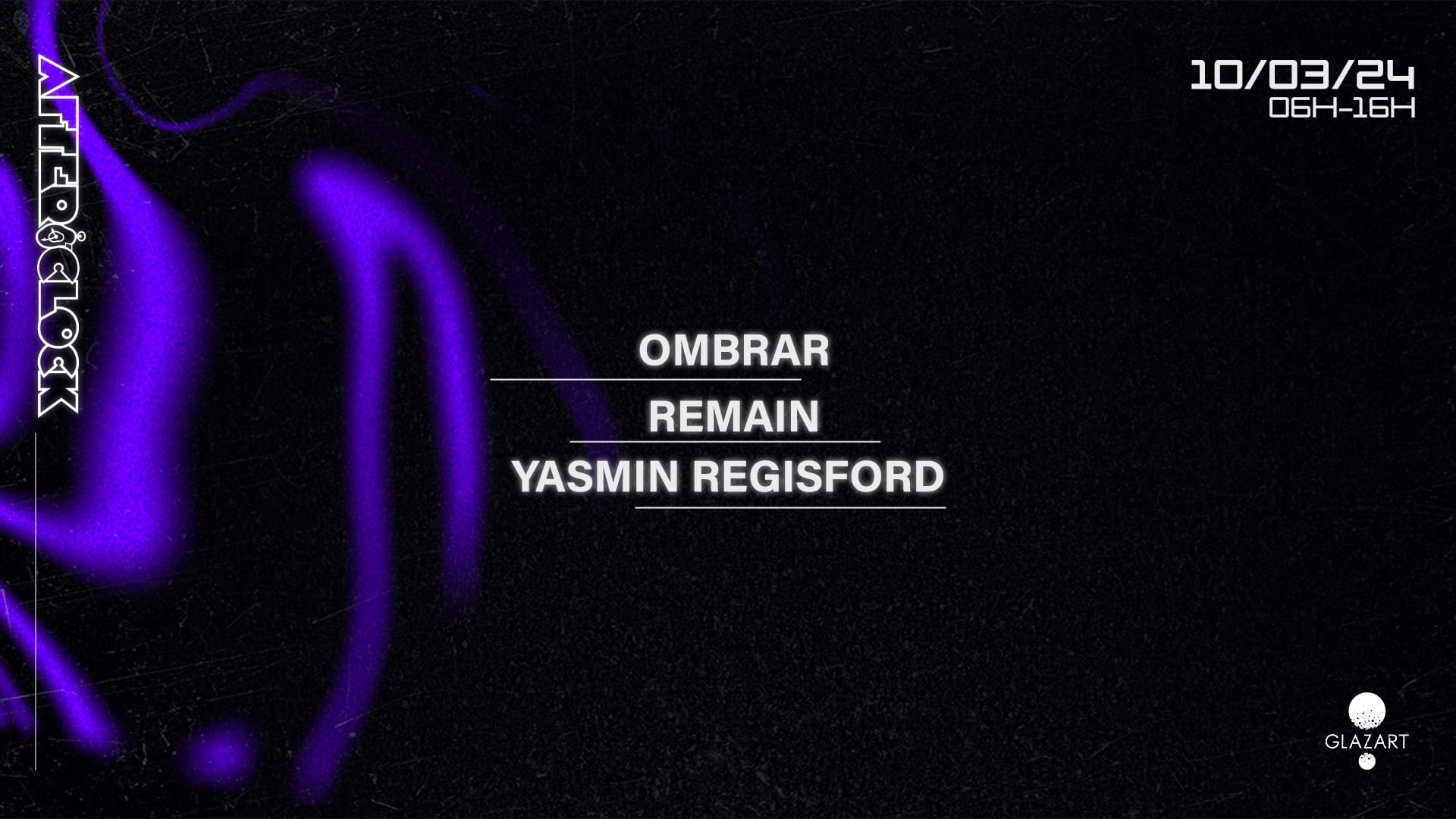 After O'clock : Ombrar, Yasmin Regisford & Remain