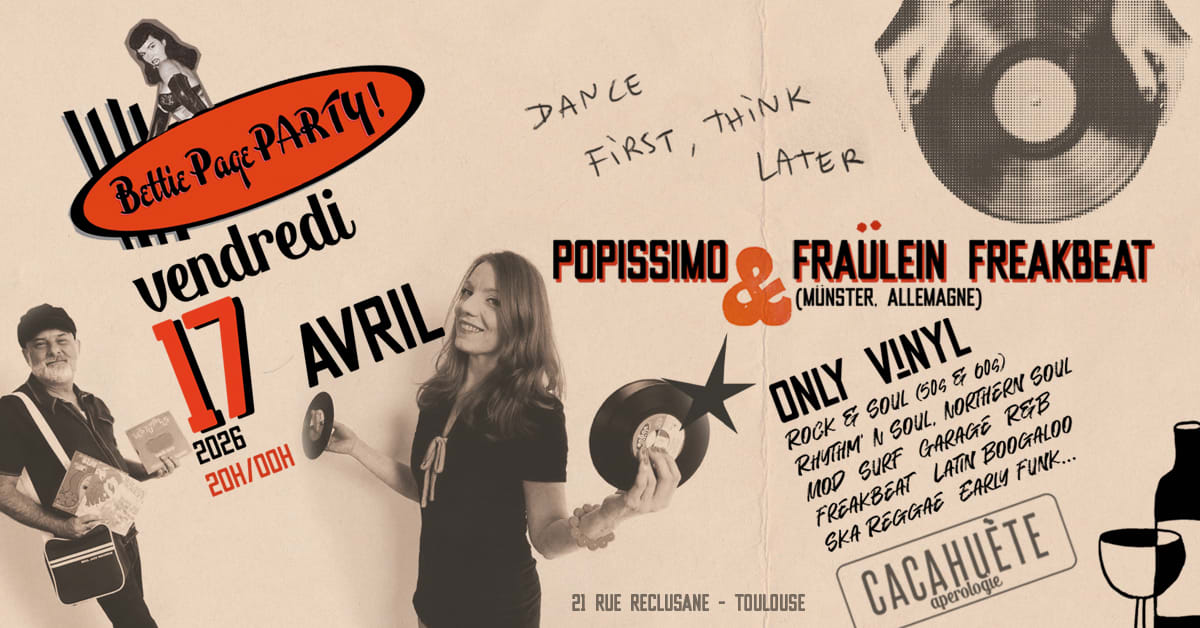 Bettie Page Party : Popissimo + Fraülein Freakbeat
