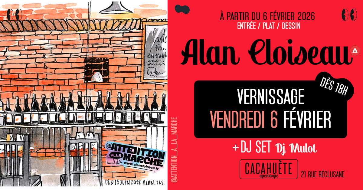 Vernissage Expo Alan Cloiseau + Dj Set Mulot