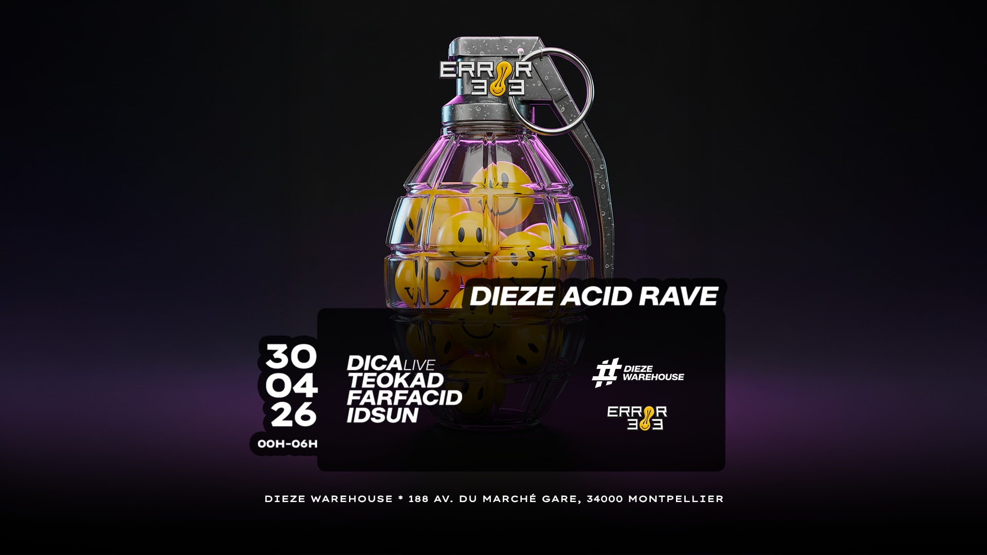 Dica, Farfacid, Teokad : Dieze Acid Rave