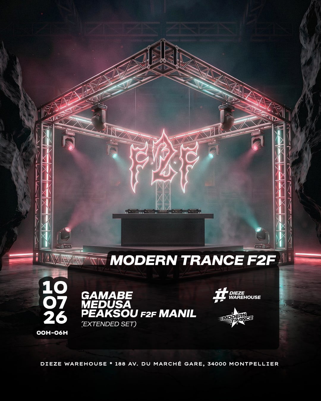 Modern Trance F2f : Peaksou F2f Manil, Medusa, Gamabe