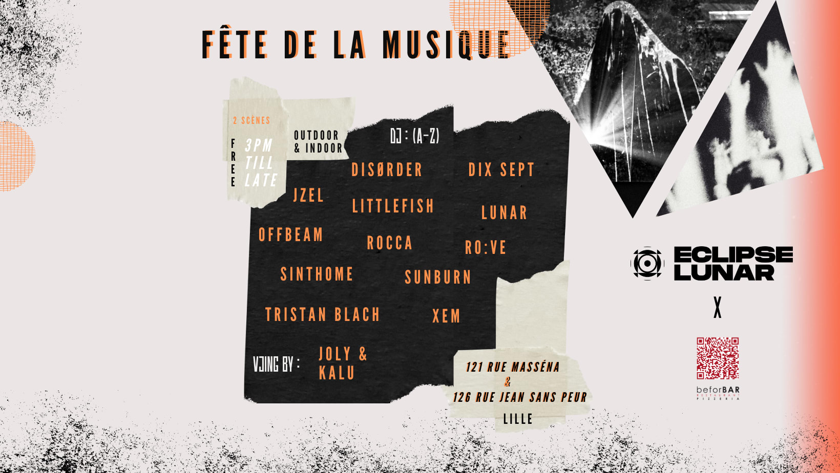 Eclipse Lunar: Fête De La Musique Open Air + Indoor