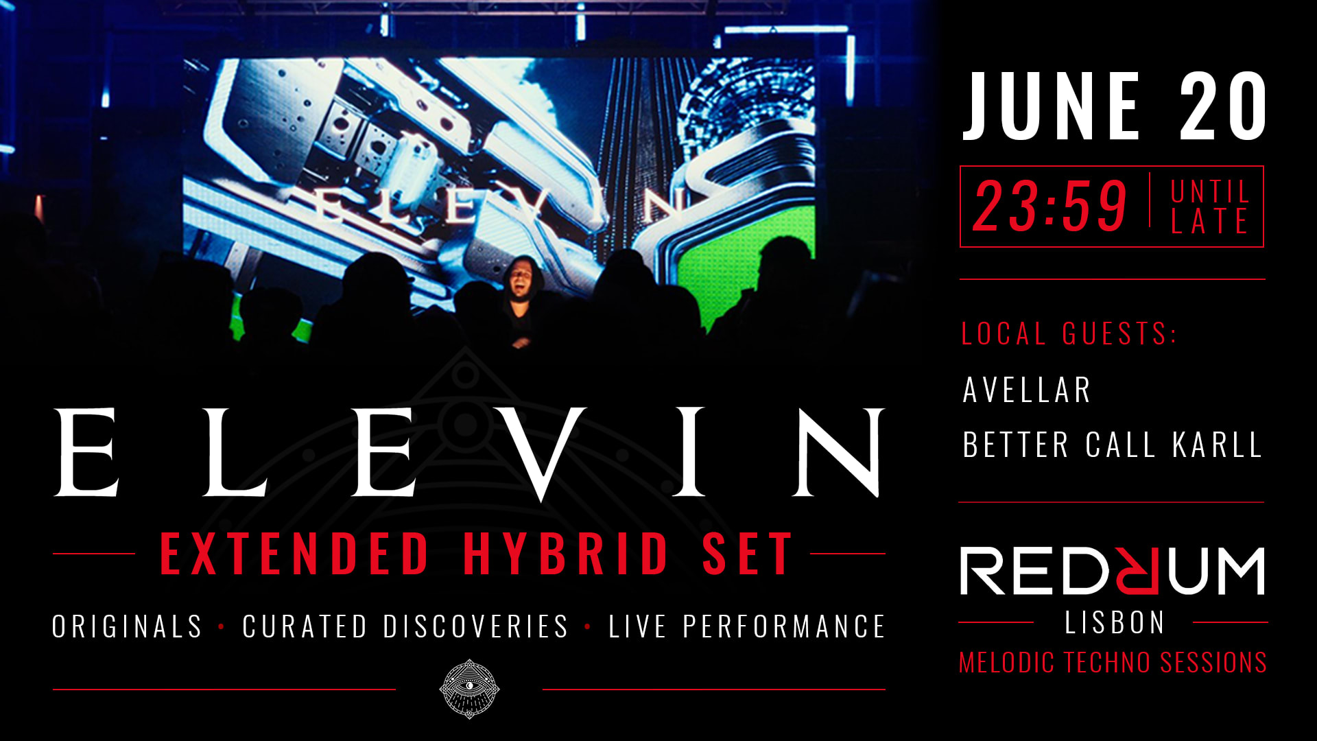 Elevin Extended Hybrid Set | Redrum Melodic Techno Sessions