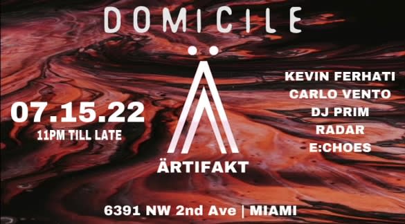 Domicile Presents: Ärtifakt