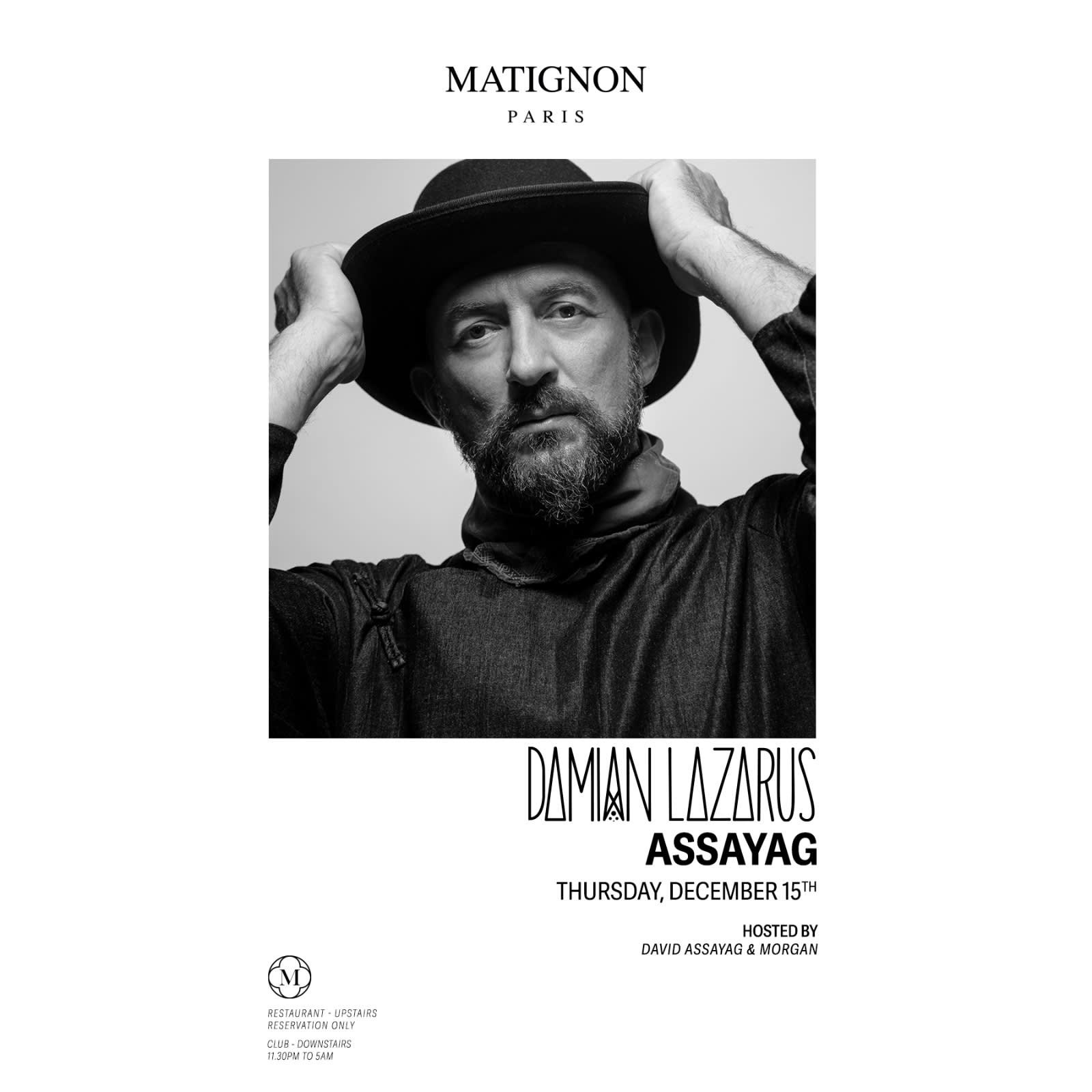 Damian Lazarus @Matignon Paris 