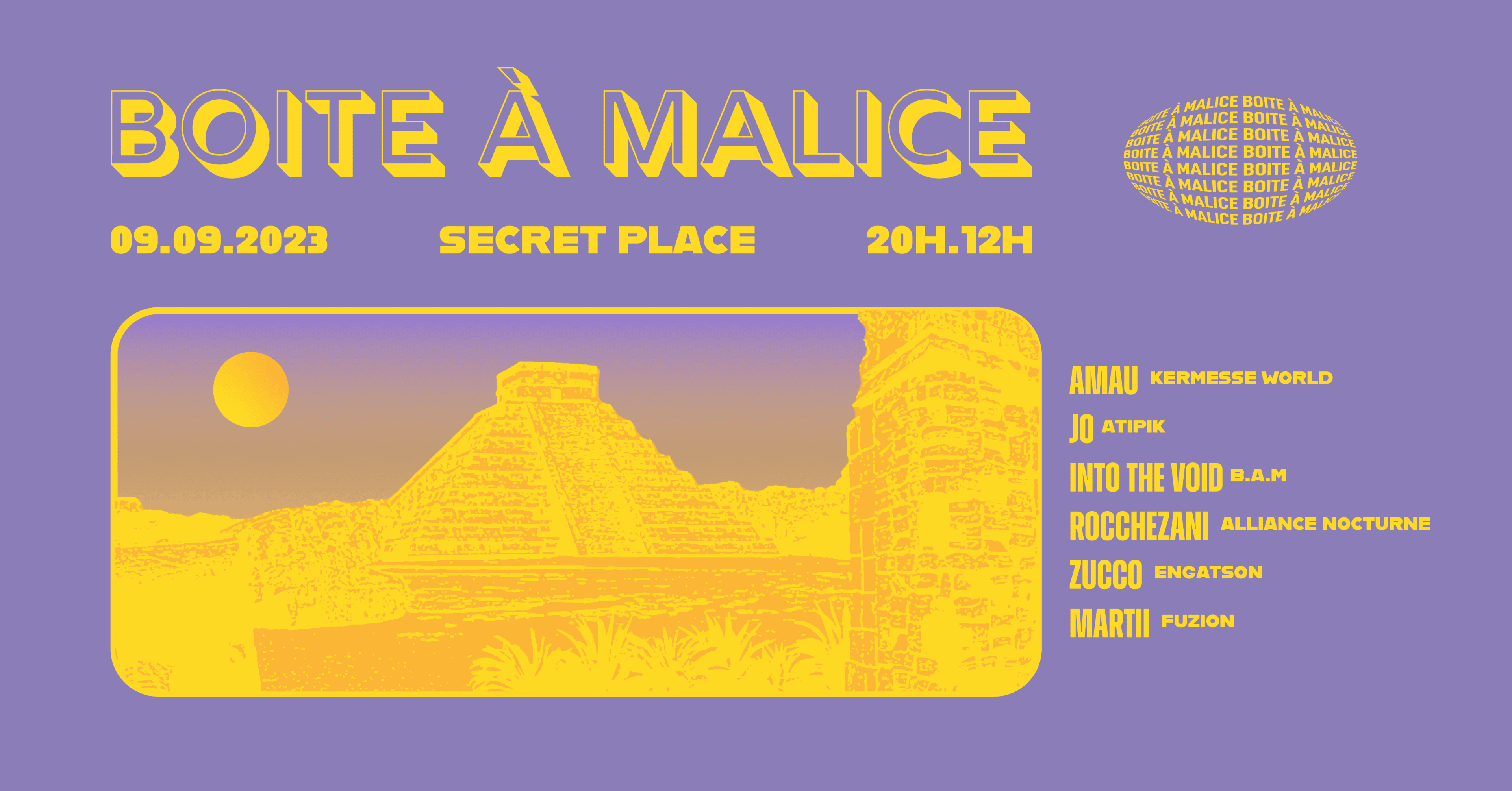 Boite A Malice : Amau, Jo, Zucco, Rocchezani, Martii, I.T.V