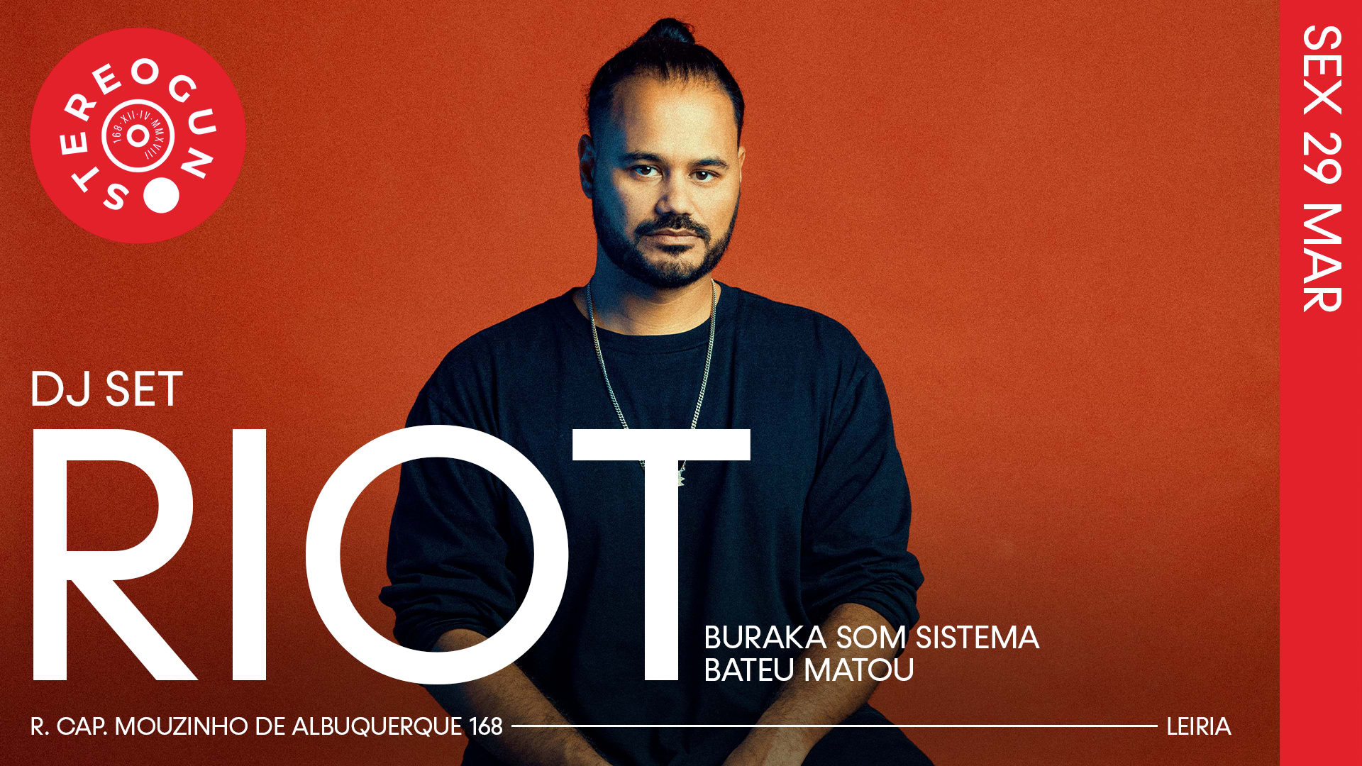 Riot Dj Set (Buraka Som Sistema - Bateu Matou) Na Stereogun