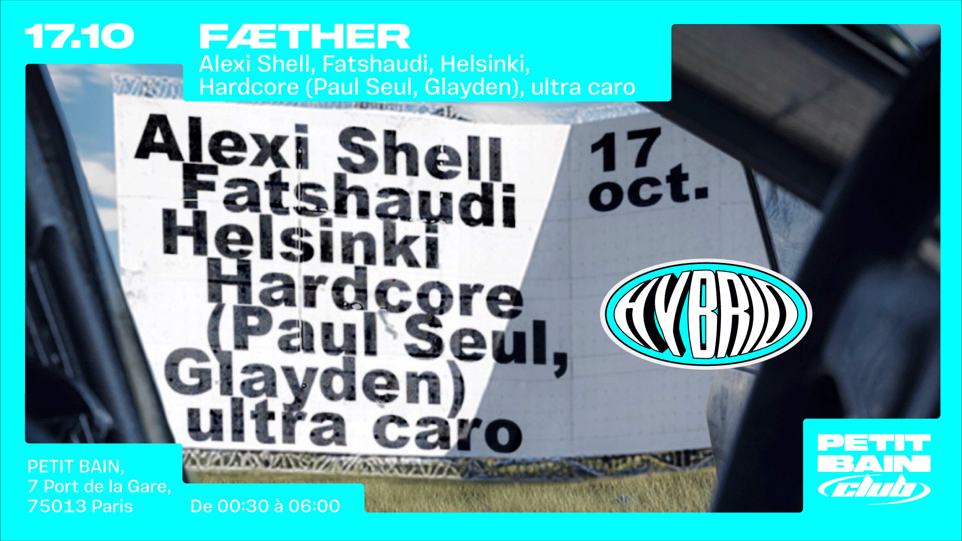 Fæther : Ultra Caro+Fatshaudi+Alexi Shell+Helsinki Hardcore