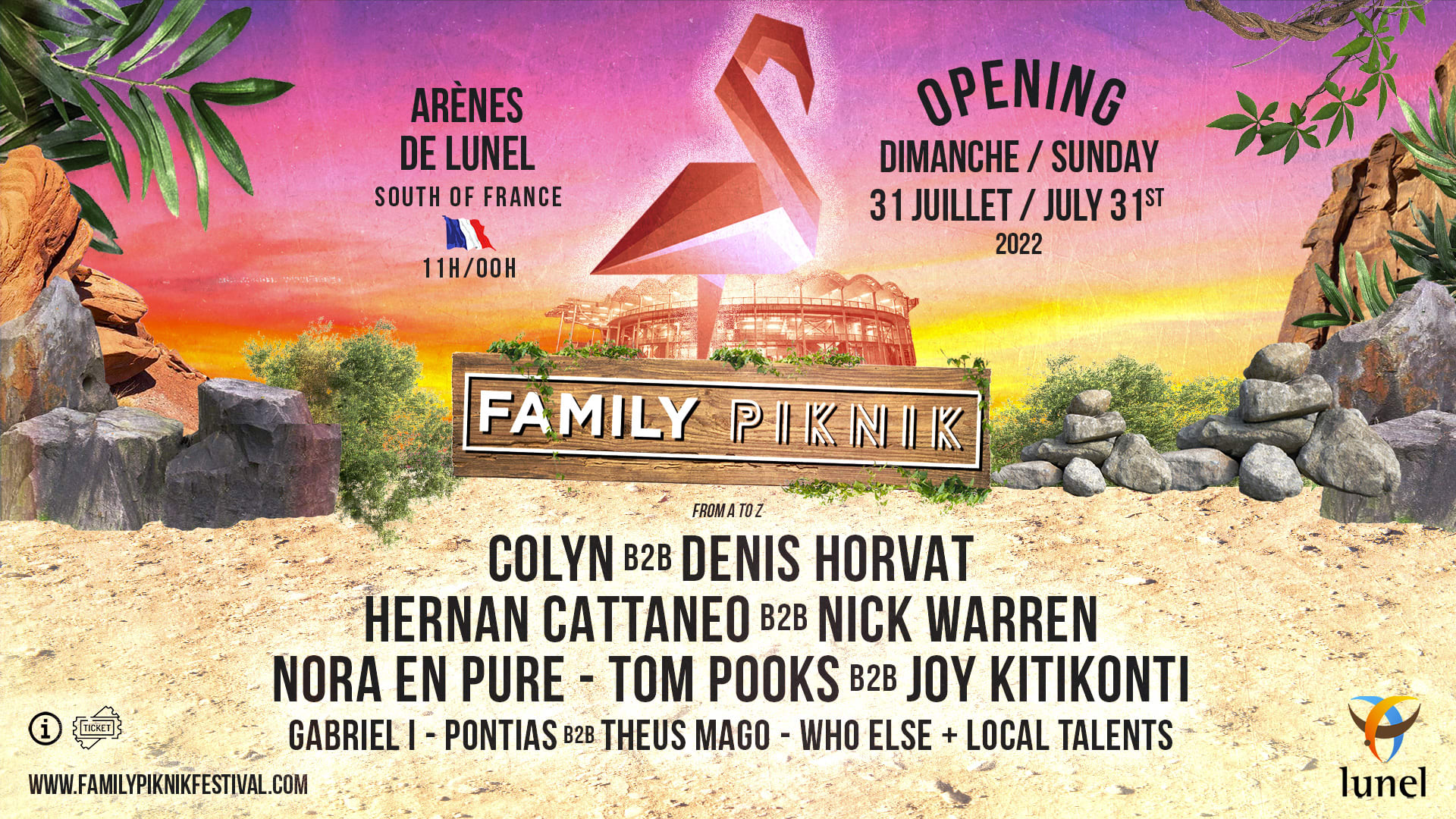 Family Piknik Opening 2022 (31 Juillet - Arènes De Lunel)