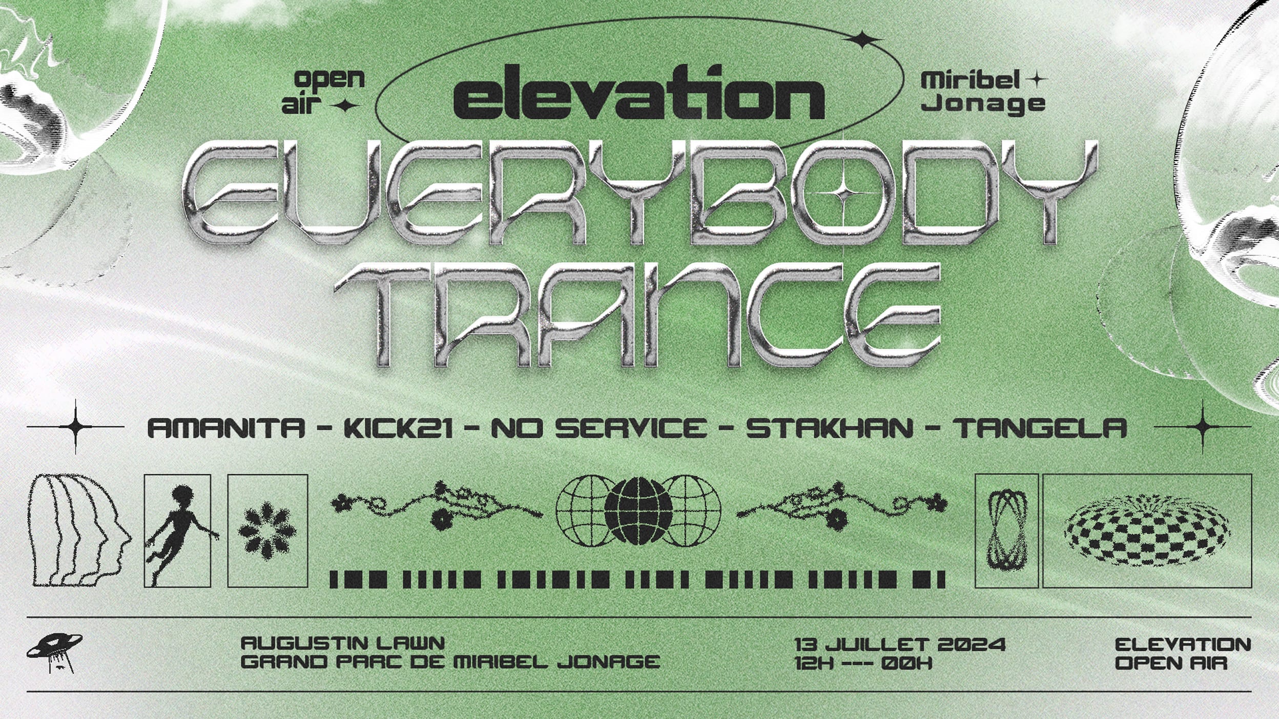 Everybody Trance - Open Air : No Service, Tangela & More