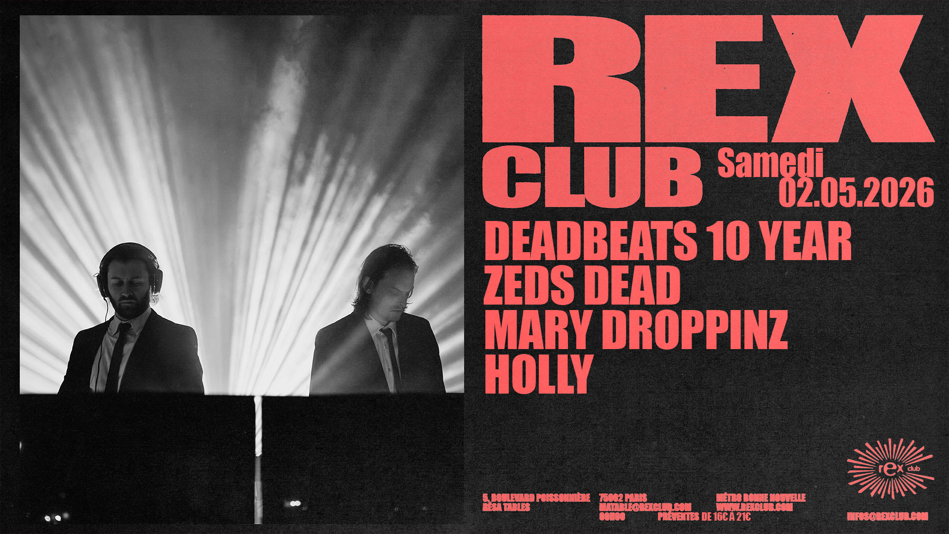 Deadbeats 10 Year: Zeds Dead Mary Droppinz, Holly