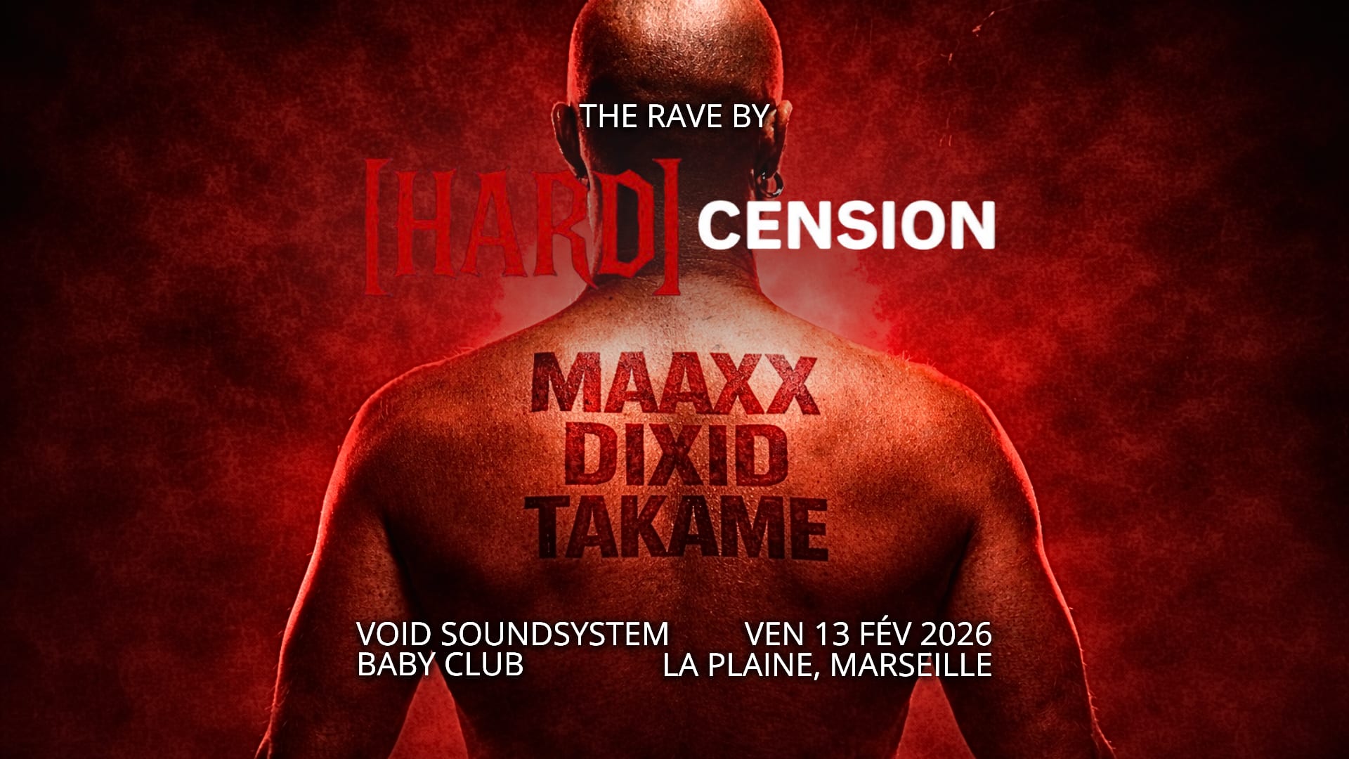 Hardcension At Baby Club : Dixid + Takame + Maaxx