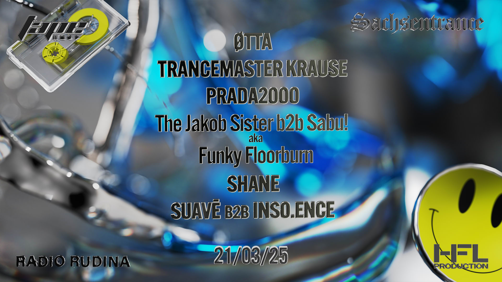 Tape W/ Sachsentrace X Radio Rudina X Hfl Production