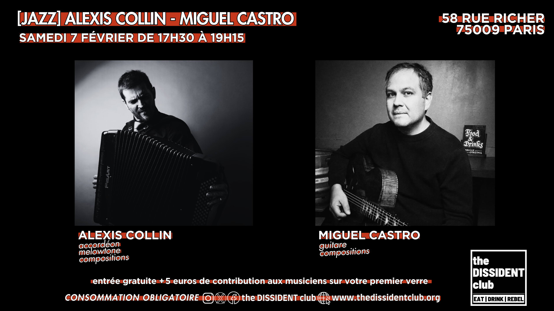 [Jazz] Alexis Collin Miguel Castro Duo