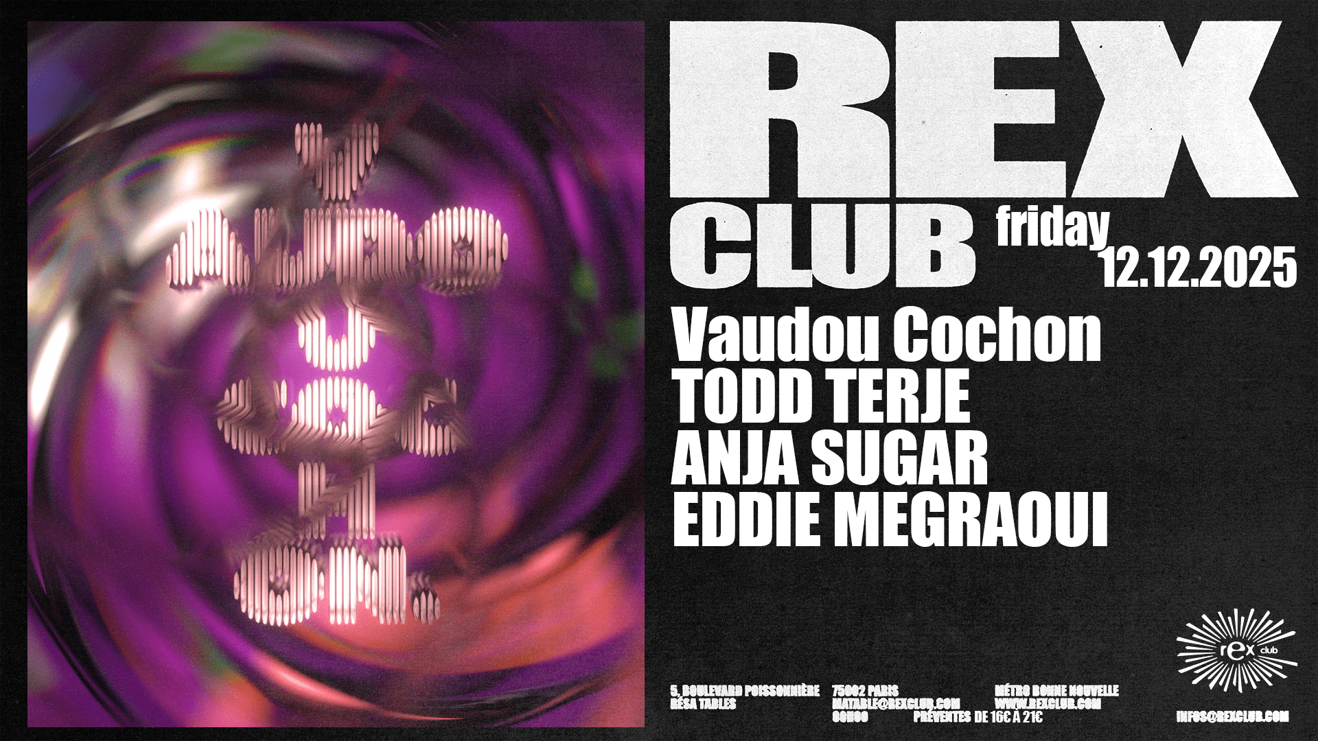 Vaudou Cochon: Todd Terje, Anja Sugar, Eddie Megraoui