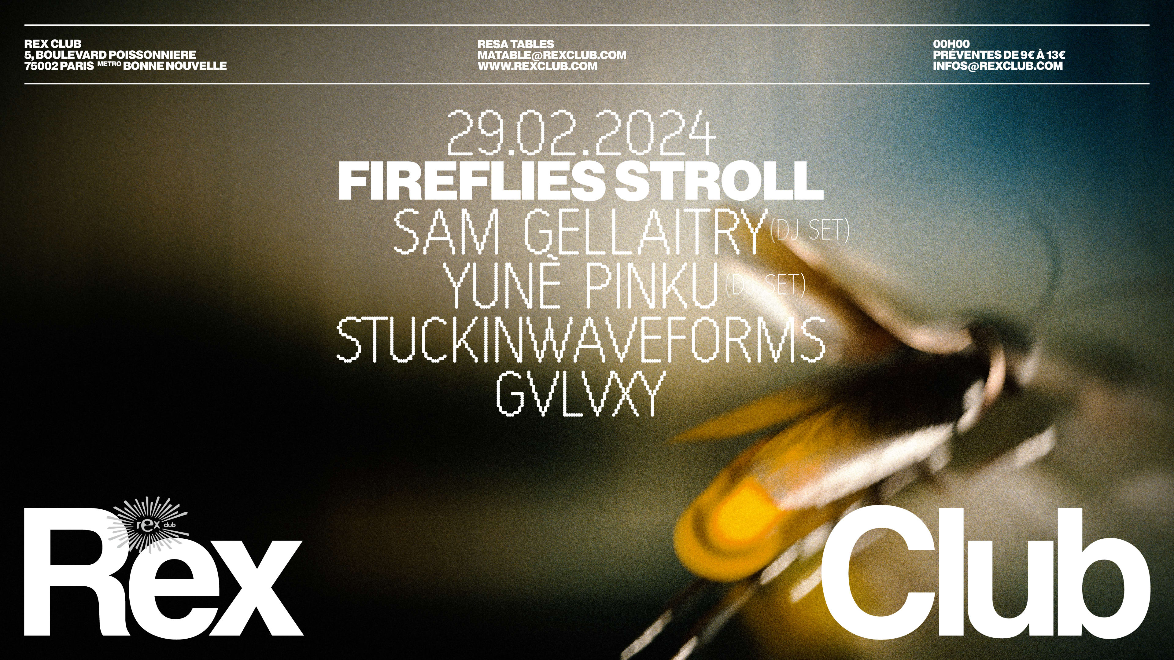Fireflies Stroll: Sam Gellaitry (Djset) & More