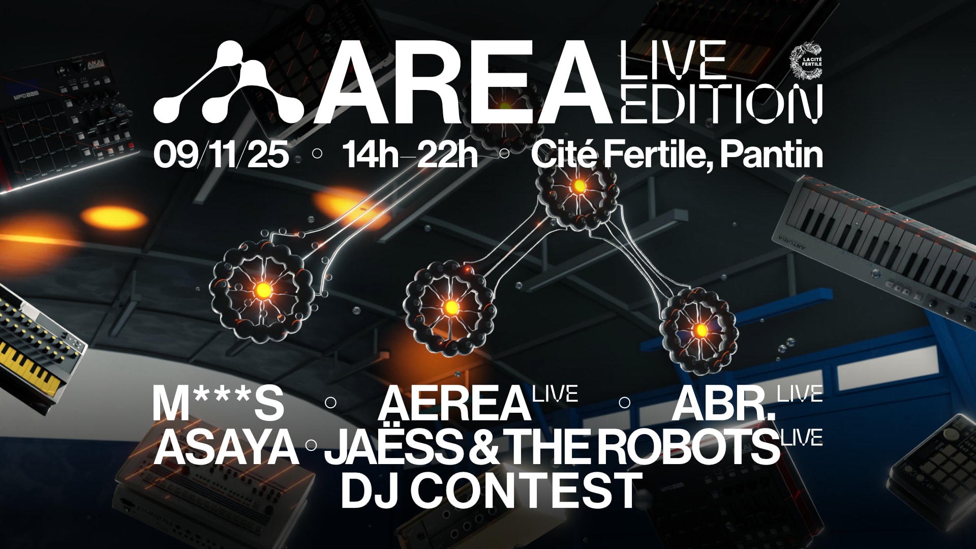 Area Live Edition : Aerea, Asaya, Jaëss, Abr., M***S & More