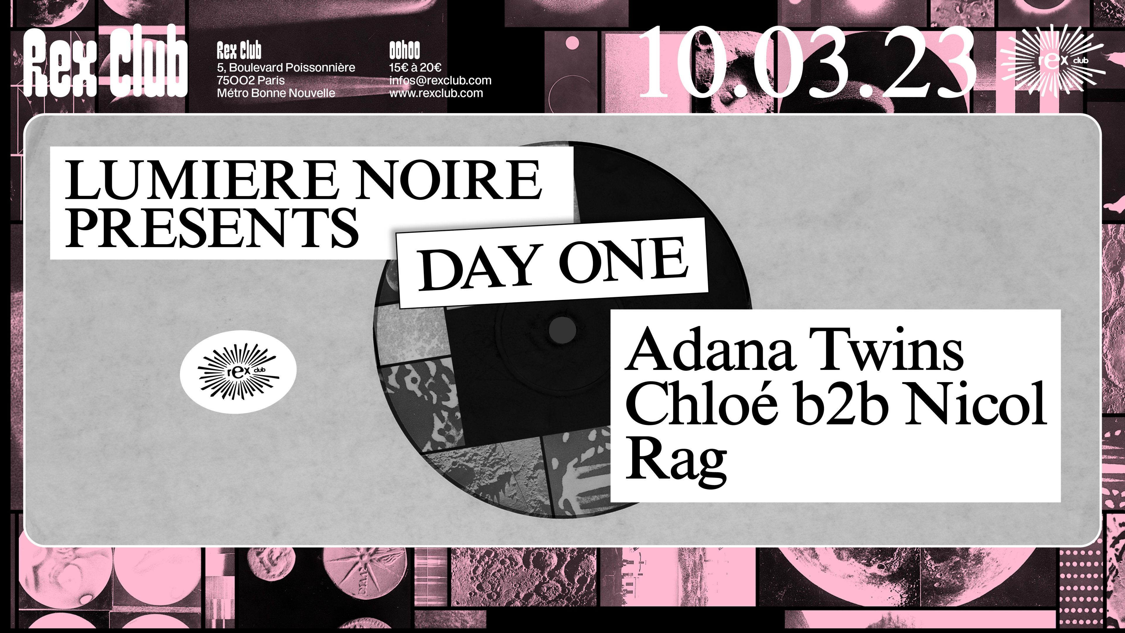 Lumière Noire Day1: Adana Twins, Chloé B2b Nicol, Rag 