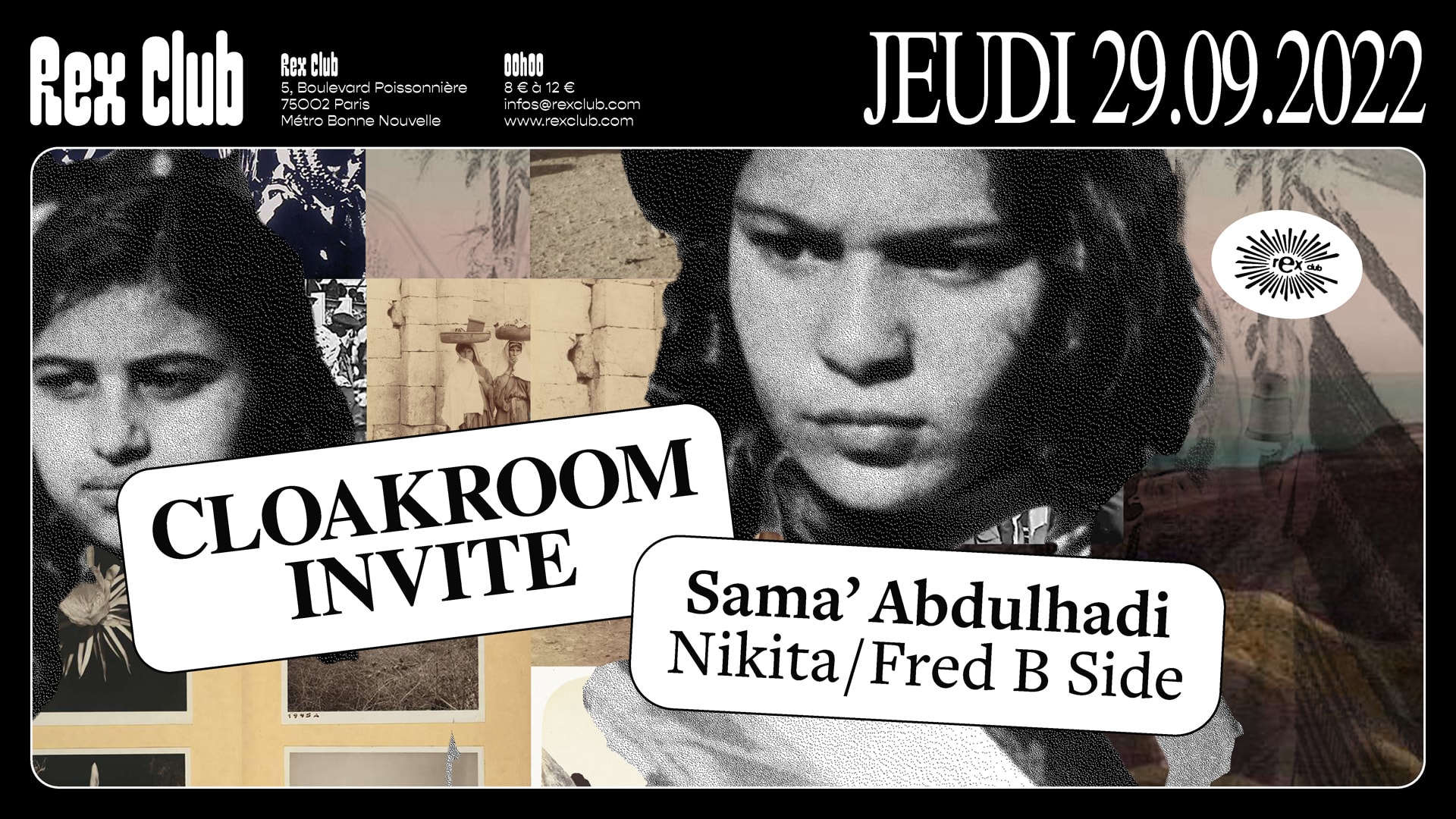 Cloakroom Invite: Sama' Abdulhadi, Nikita, Fred B Side
