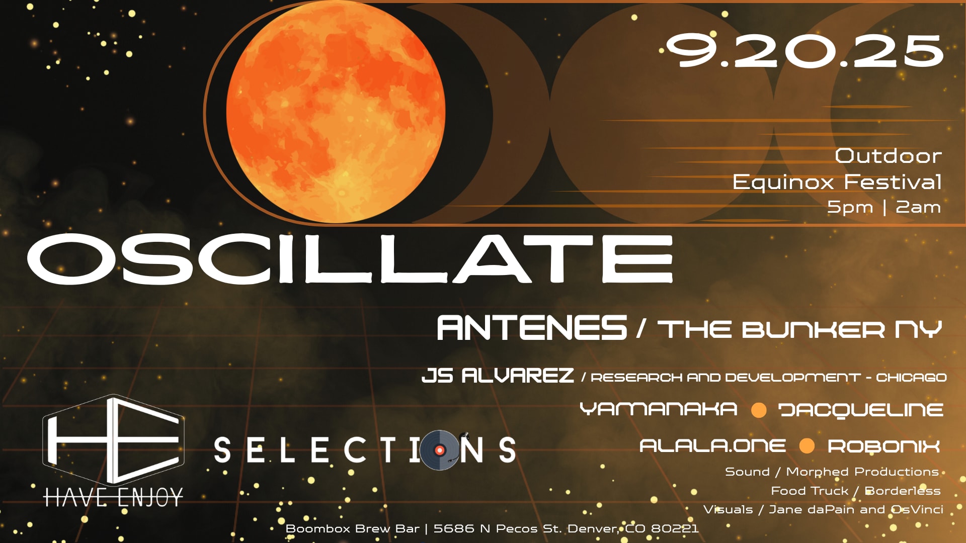 Antenes - Saturday, September 20th
