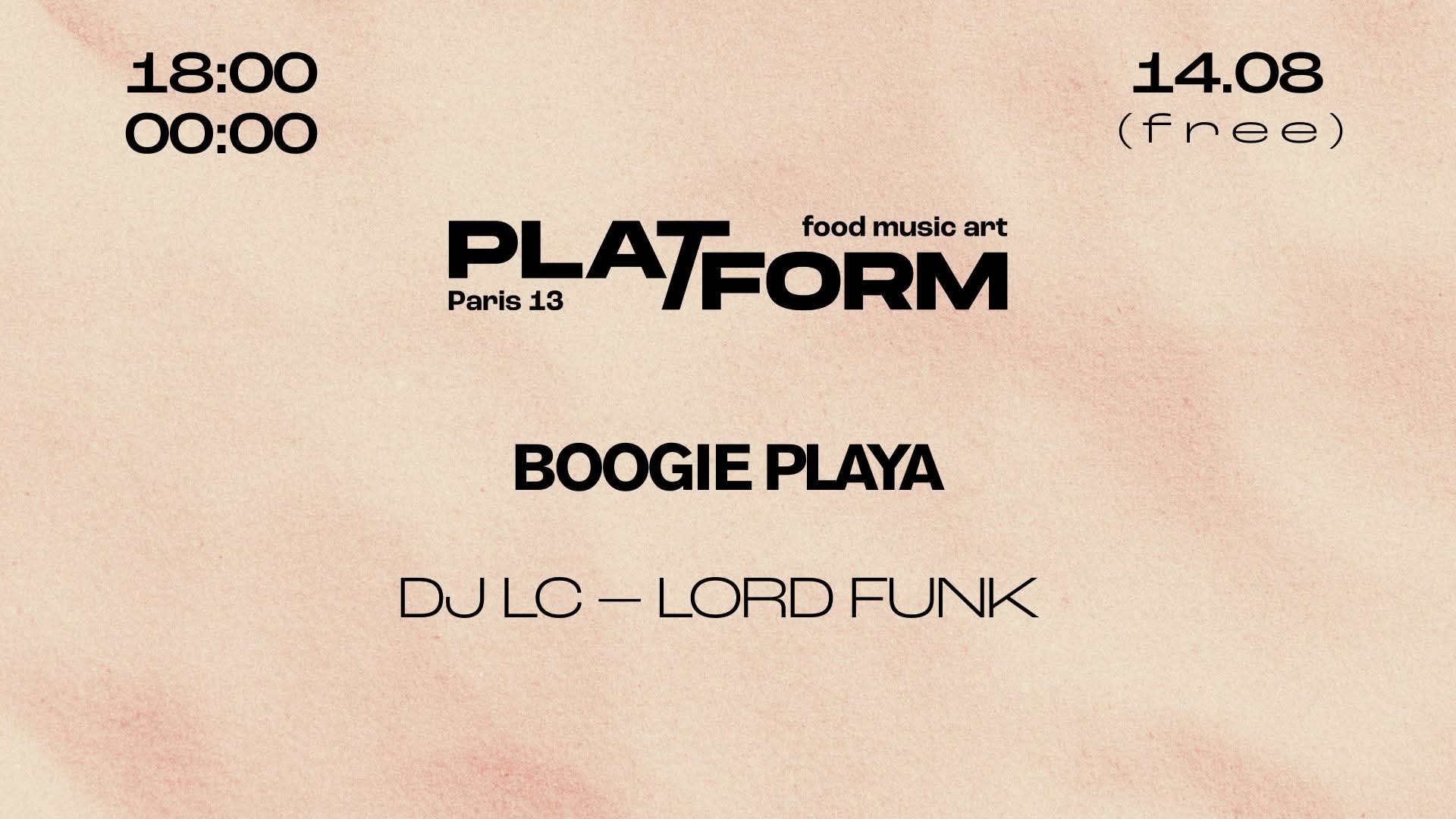 Boogie Playa • Dj Lc X Lord Funk • Free
