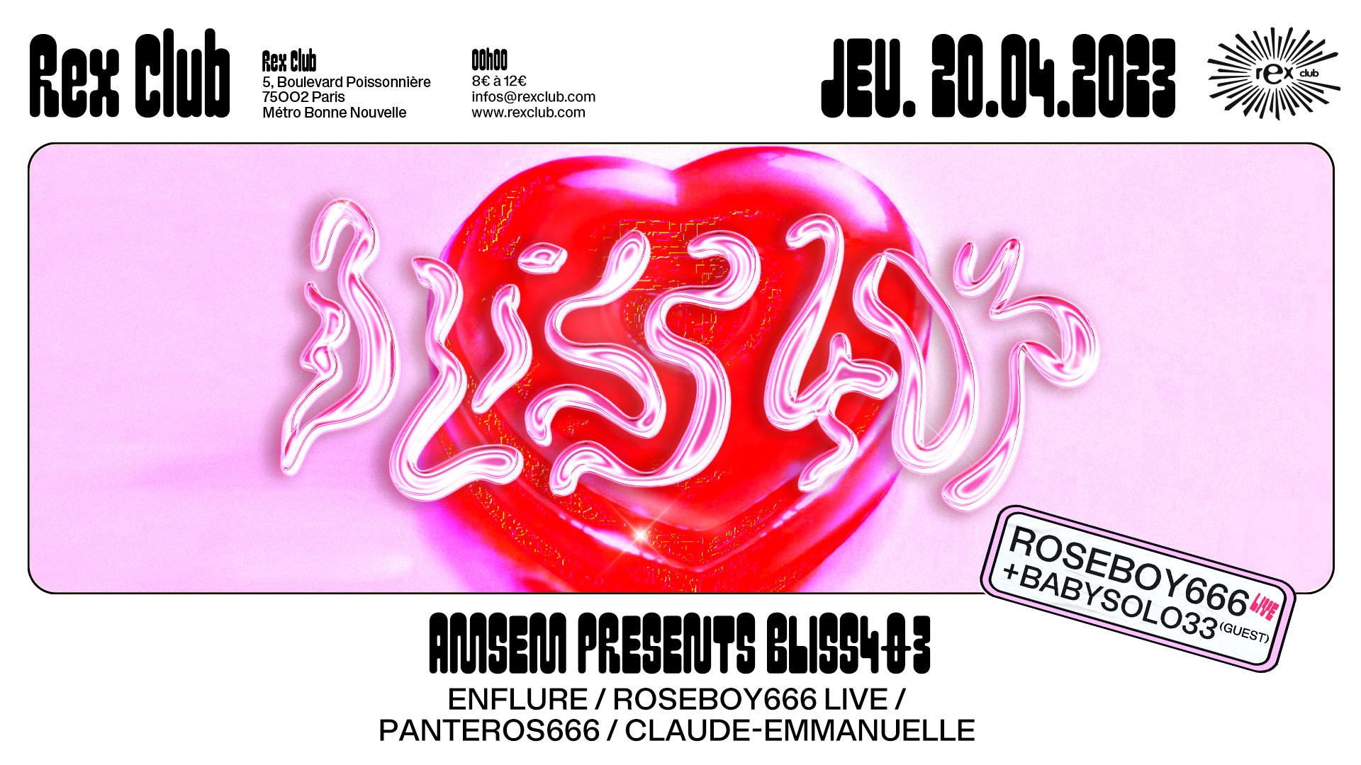 Amsem Presents Bliss403: Enflure, Roseboy666 & More