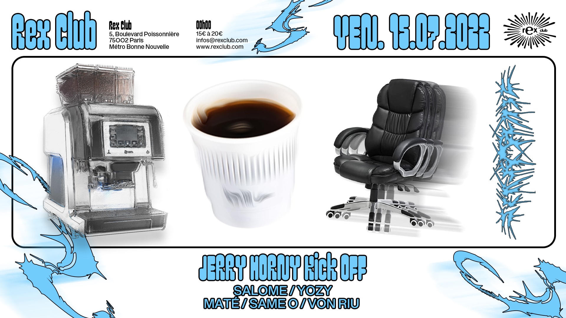 Jerry Horny Kick Off: Salome, Yozy, Maté, Same O, Von Riu