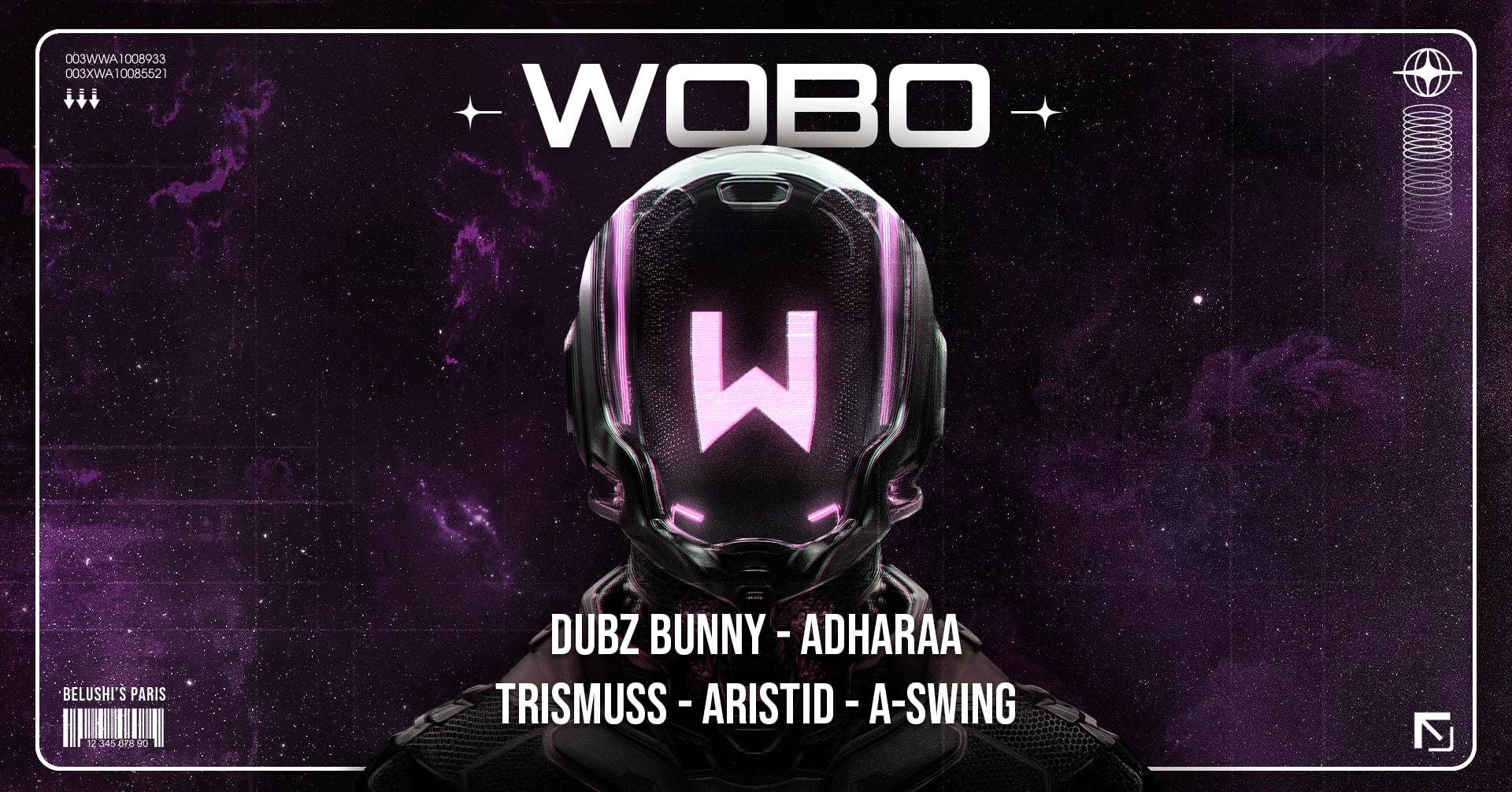 Wobo #46 : Adharaa, Dubz Bunny, Aristid, Trismuss, A-Swing