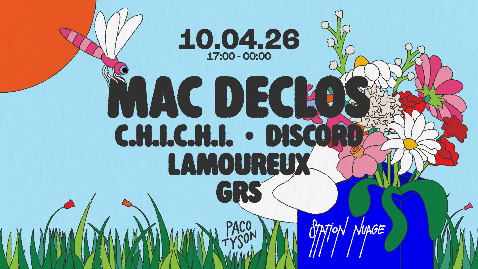 Paco Tyson • Open Air (Gratuit) • Mac Declos + Locals