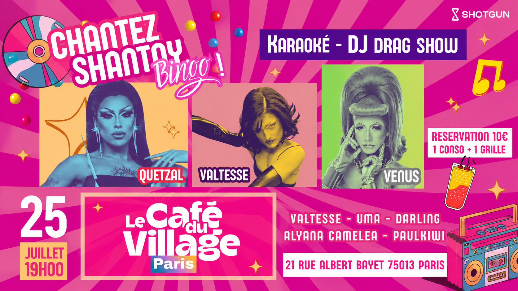 Chantez,Shantay, Bingo ,