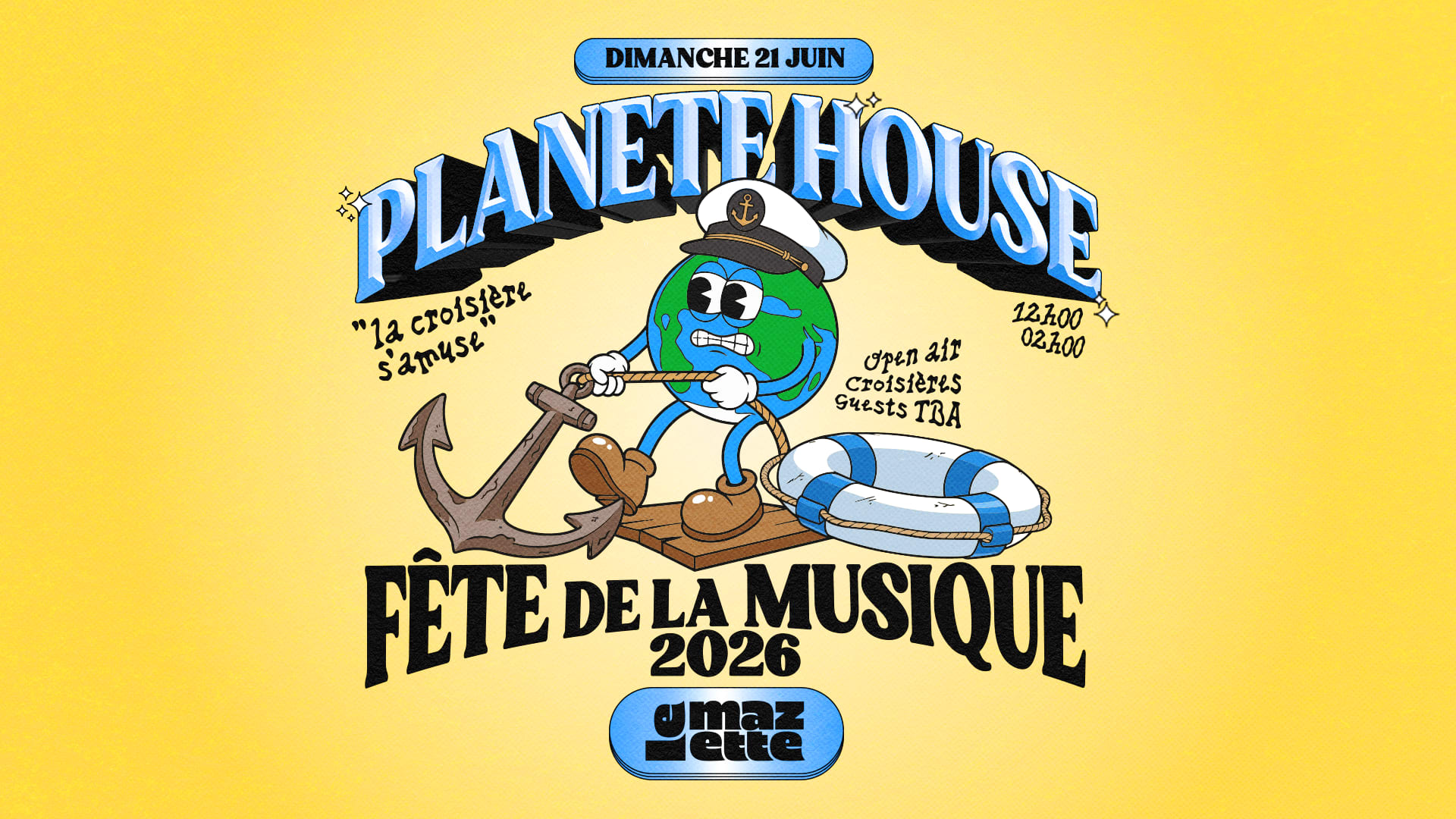 Fête De La Musique 2026 : Planète House (Open Air)