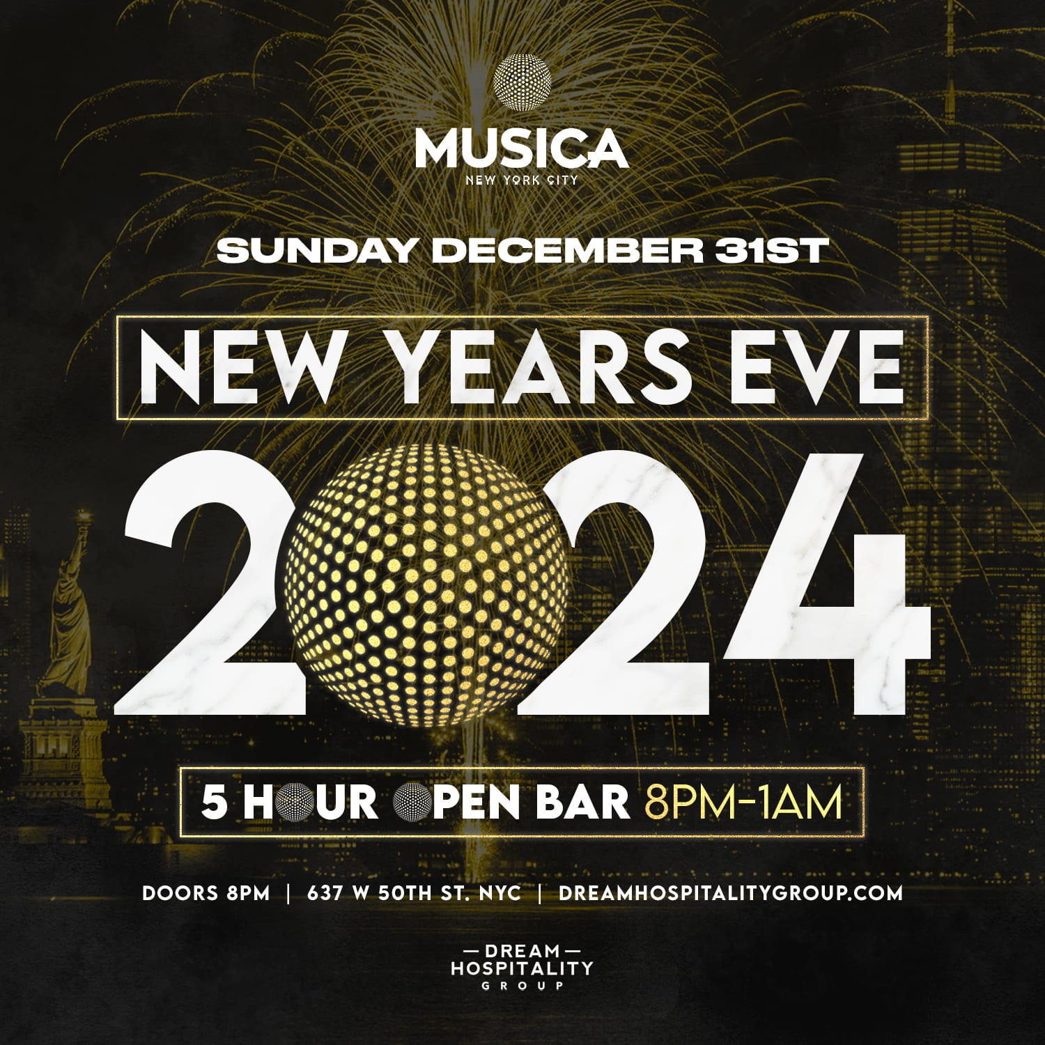 New Years Eve @ Musica Nyc