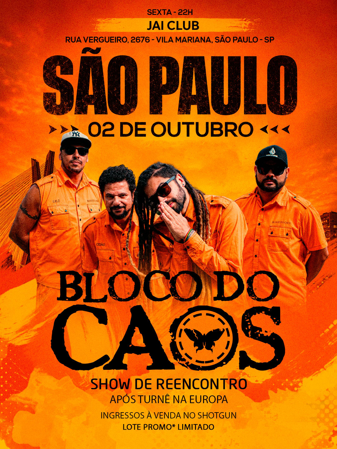 Bloco Do Caos Em São Paulo | Turnê “Nosso Canto”